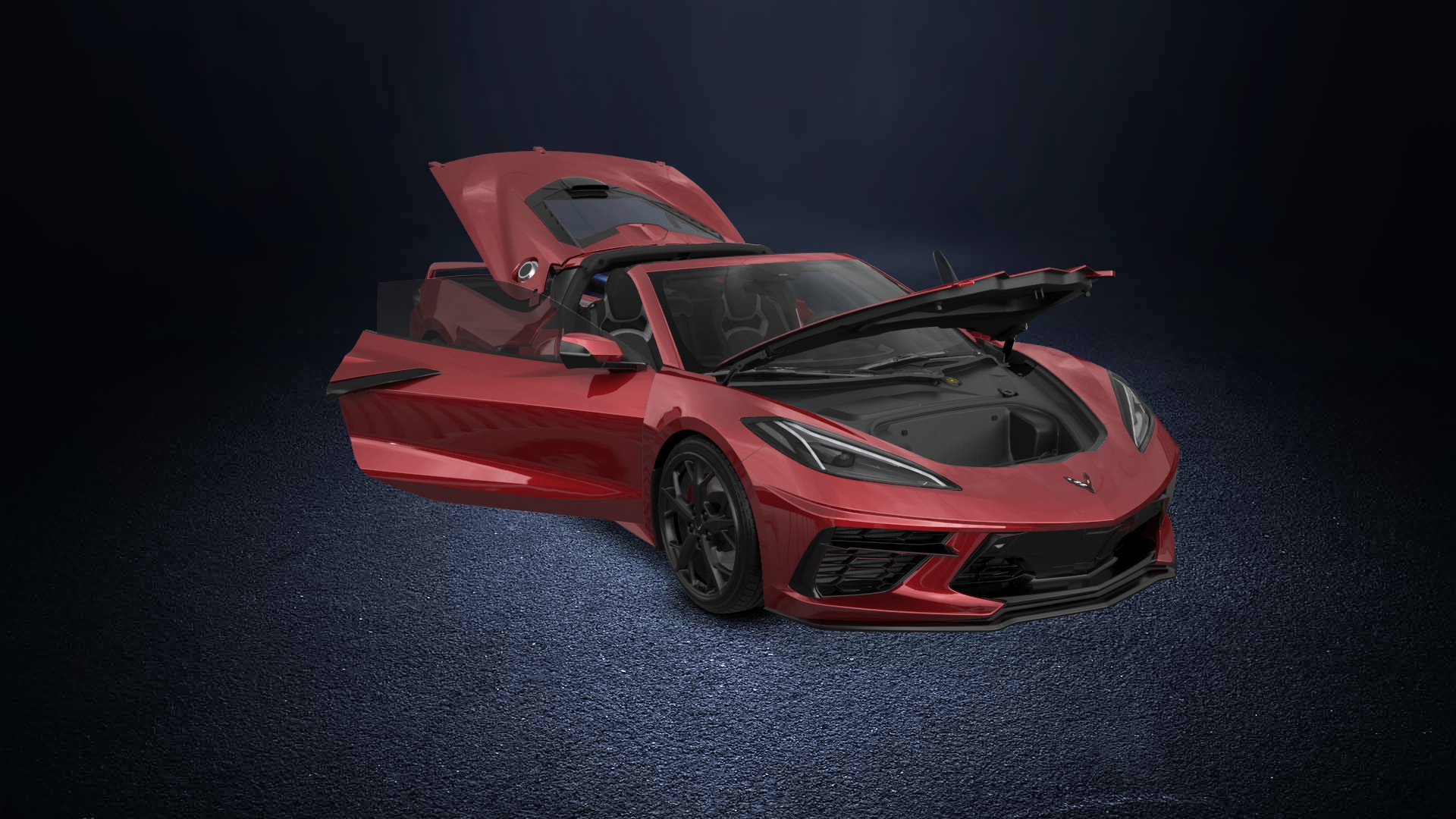 Chevrolet Corvette 2 door targa top 2020 Images