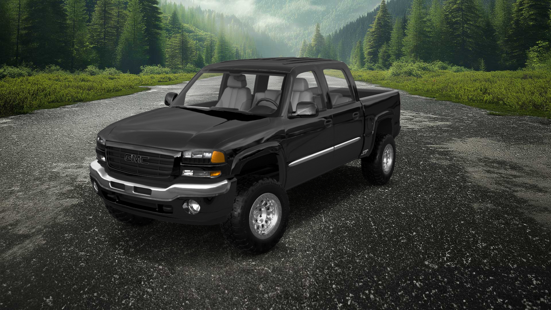GMC Sierra 1500 Crew Cab Pickup Truck 2000