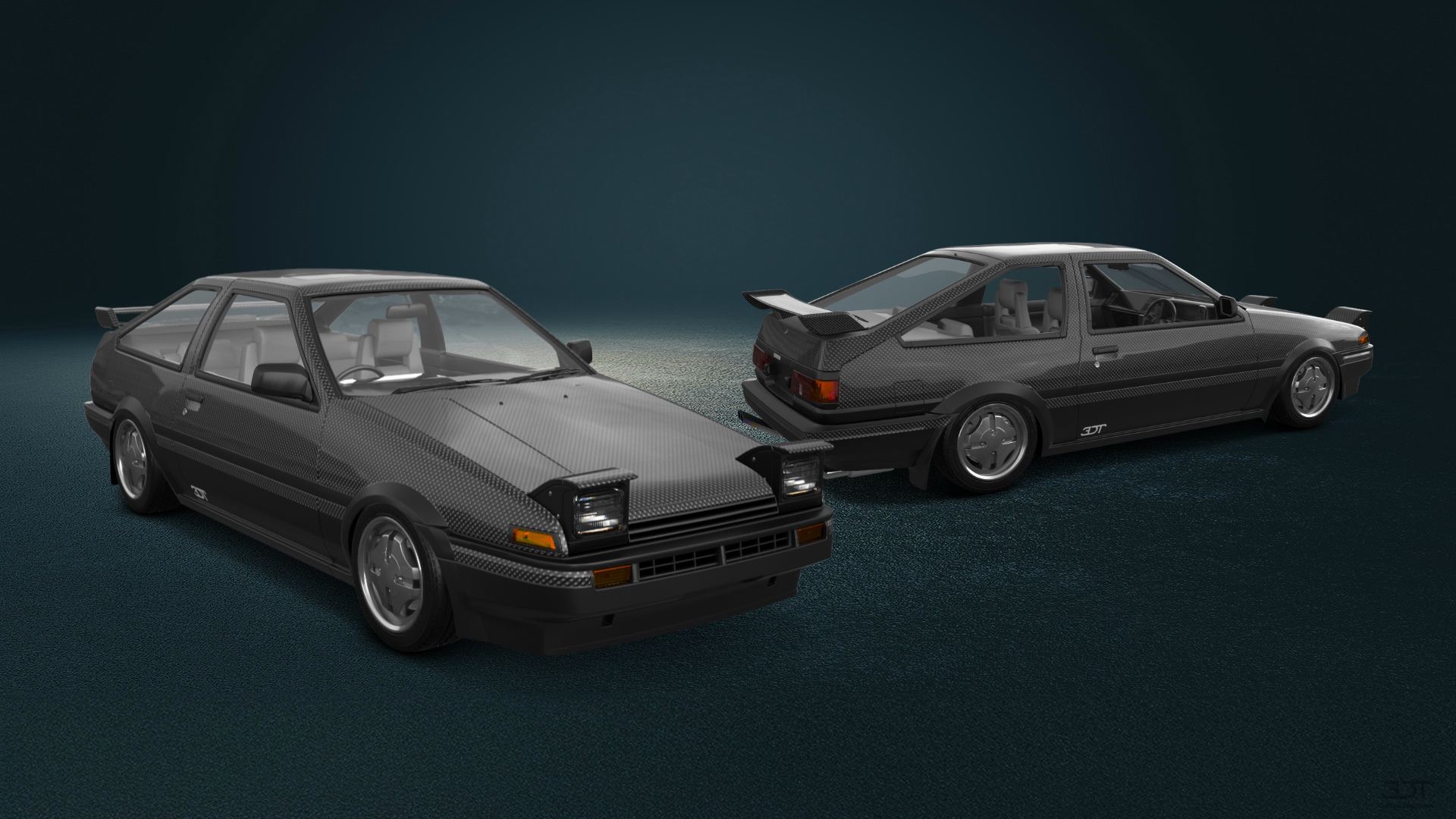 Toyota AE86 3 Door Hatchback 1985 tuning