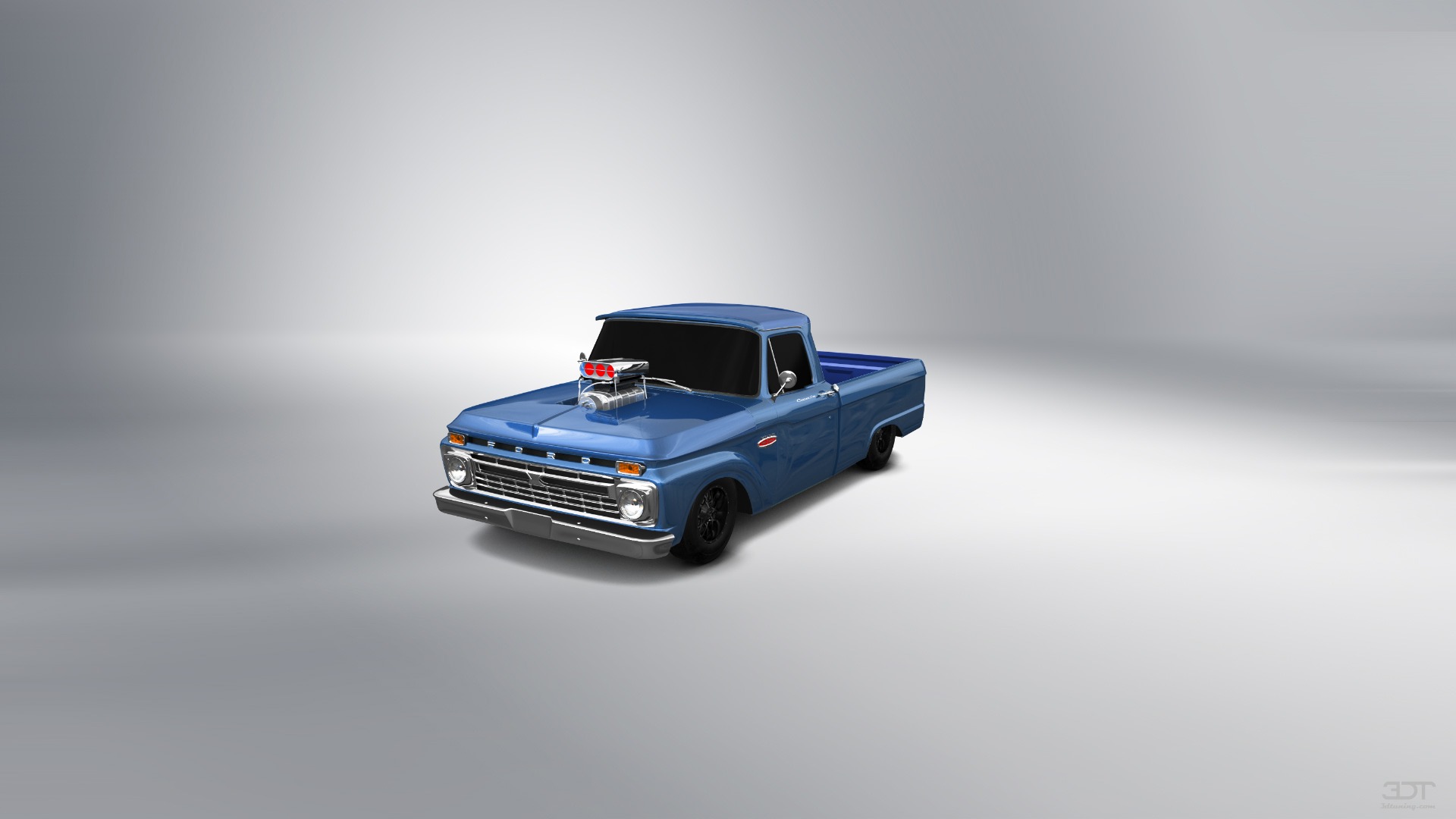 Ford F-100 Custom Cab 2 Door pickup truck 1966