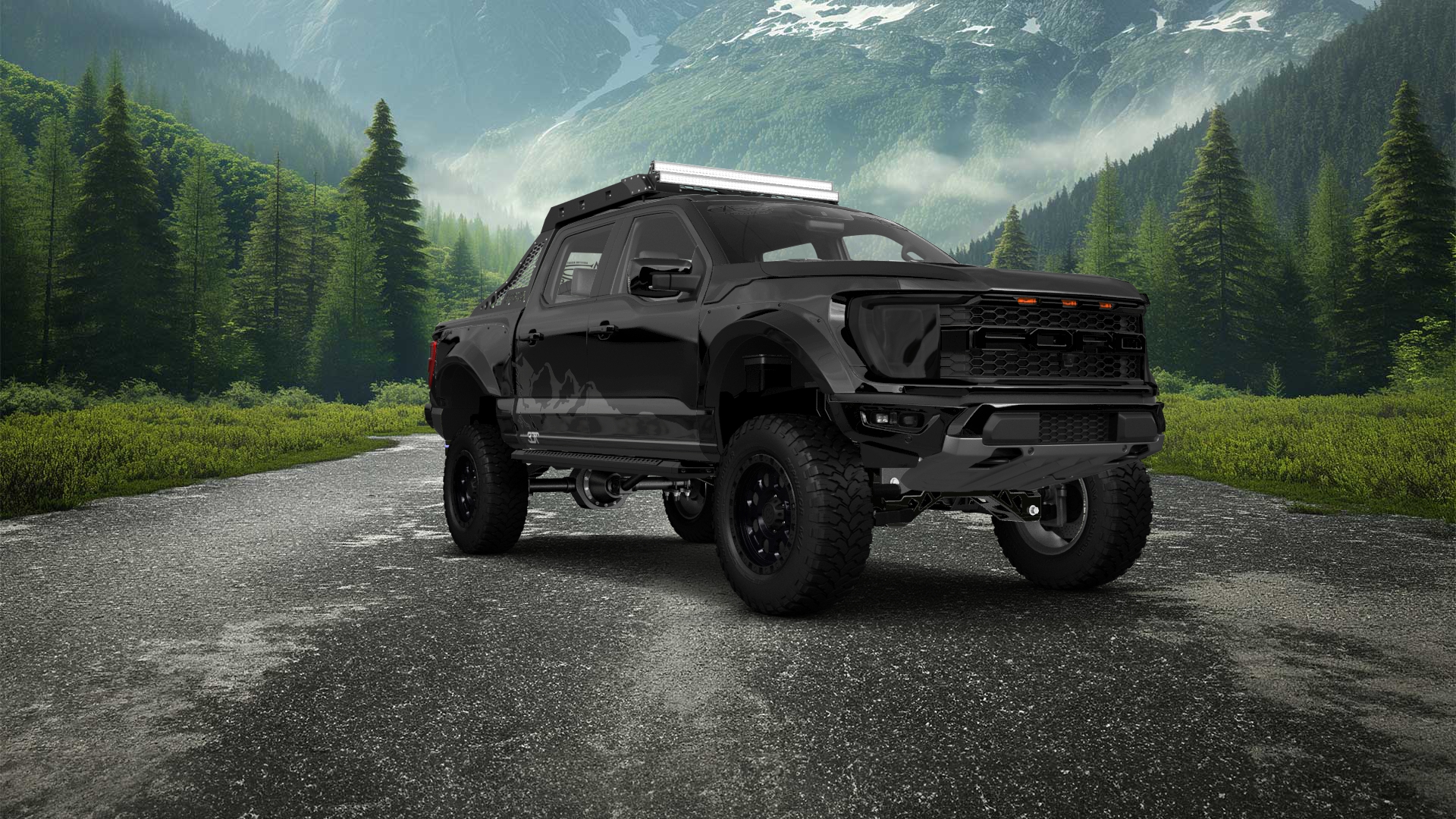 Ford F-150 Raptor 4 Door pickup truck 2021