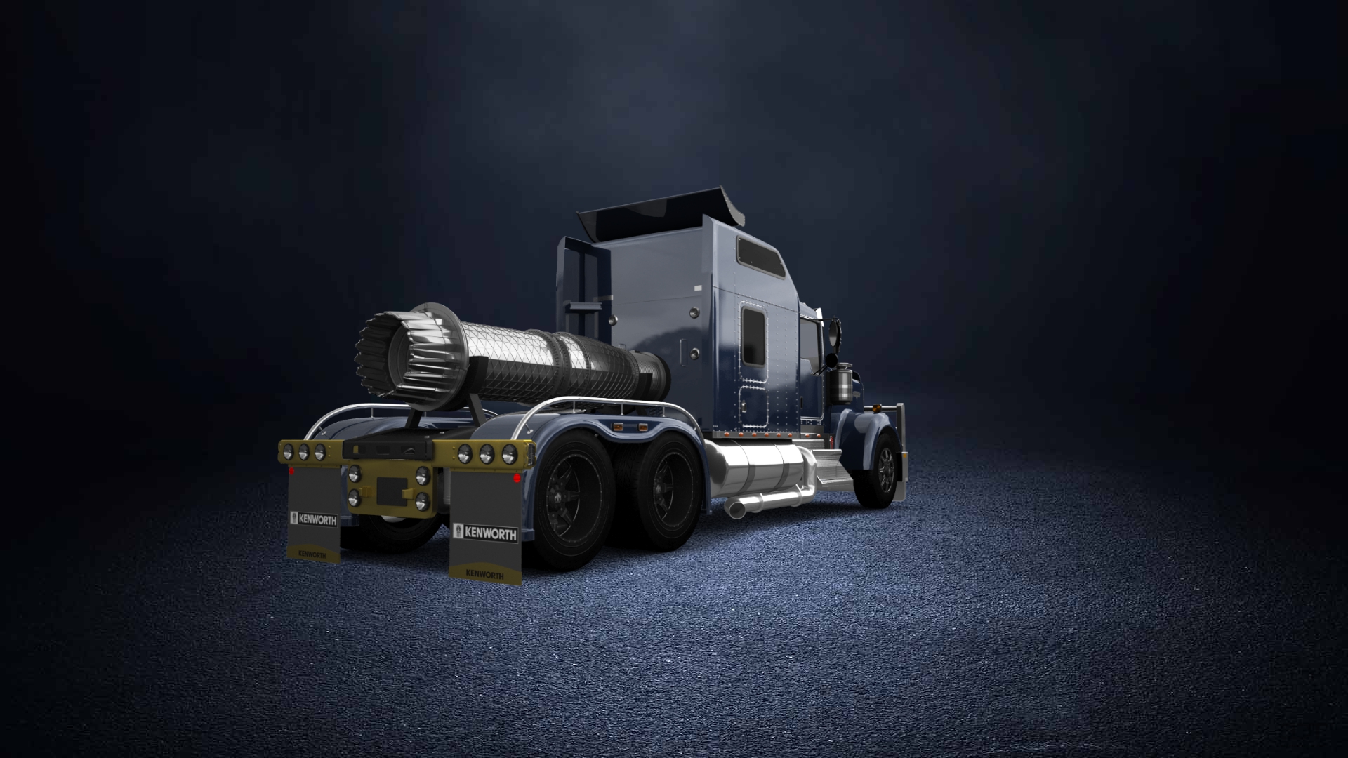 Kenworth W900 Sleeper Cab Truck 2015 tuning