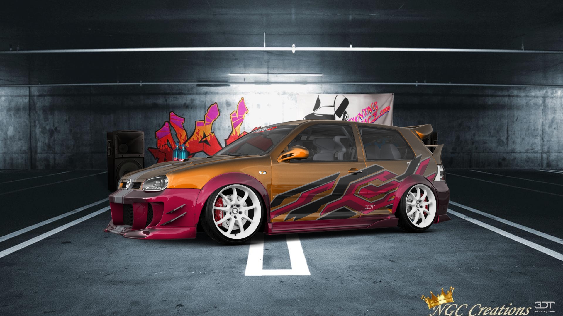 Volkswagen Golf 4 (mk4) 3 Door Hatchback 1997 tuning