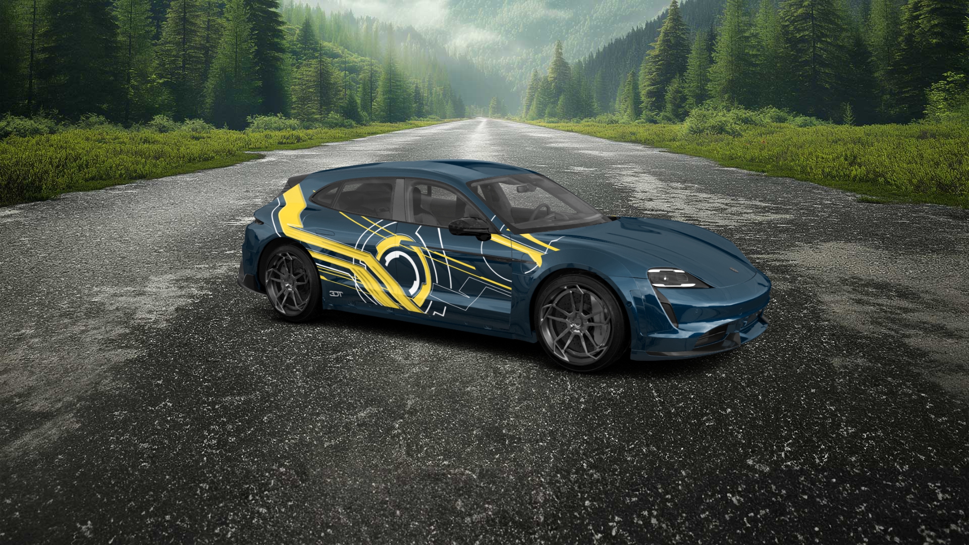 Porsche Taycan Sport Turismo Shooting Brake 2019 tuning