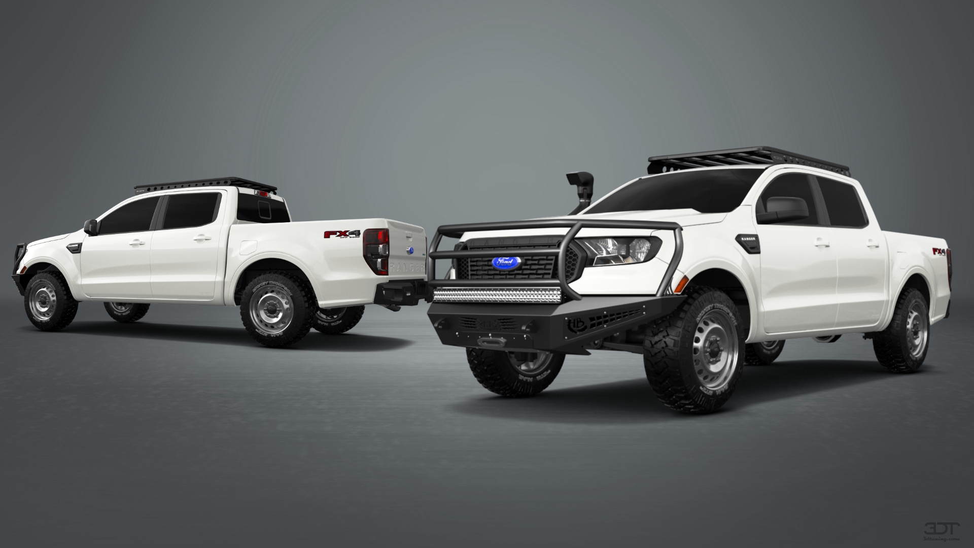 Ford Ranger 4 Door pickup truck 2019 tuning
