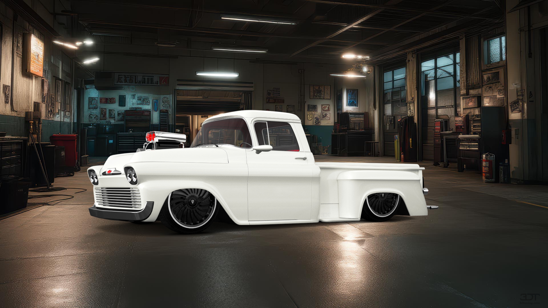 Chevrolet Apache Stepside 2 Door pickup truck 1959 tuning