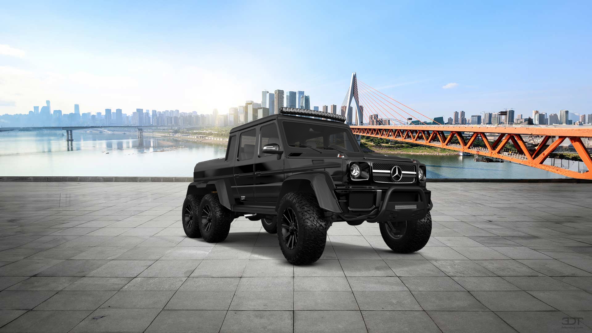 Mercedes G 63 AMG 6x6 4 Door pickup truck 2013 tuning