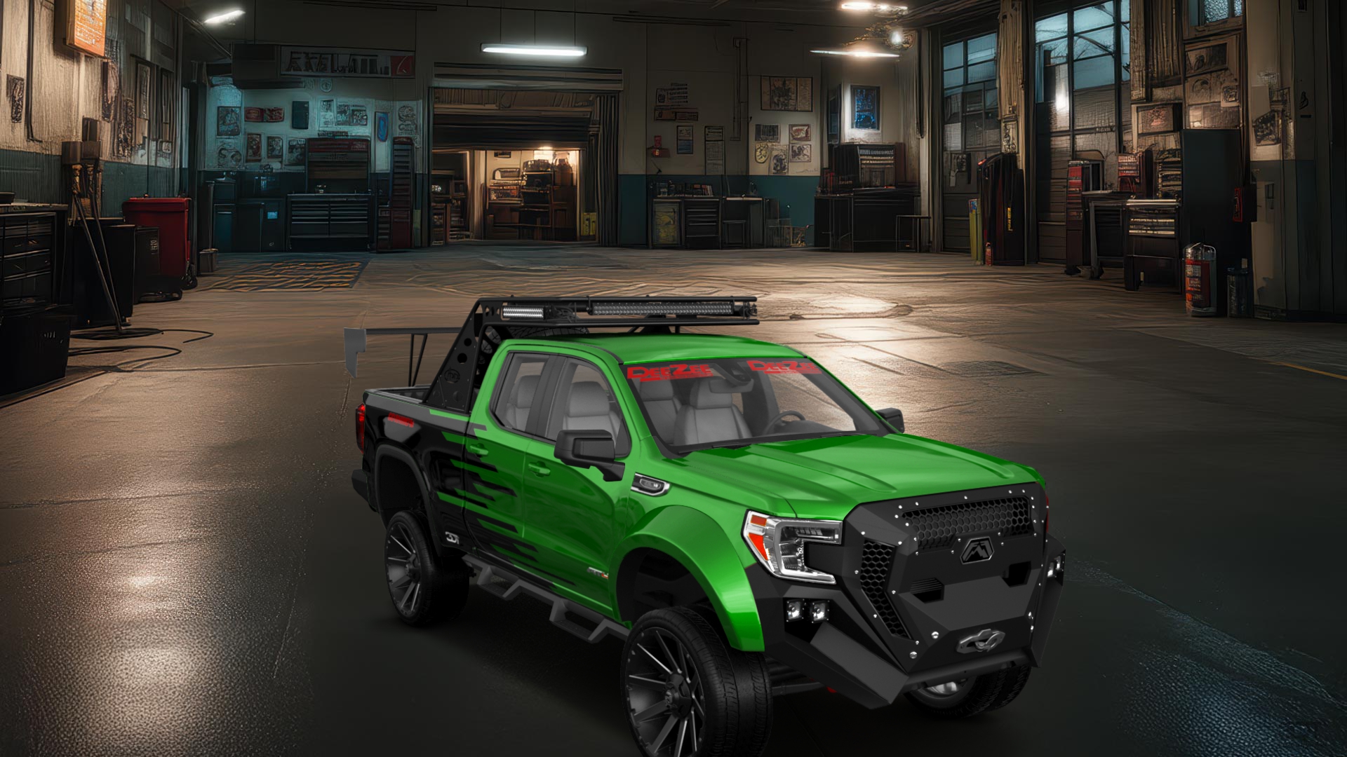 GMC Sierra 1500 4 Door pickup truck 2019 tuning