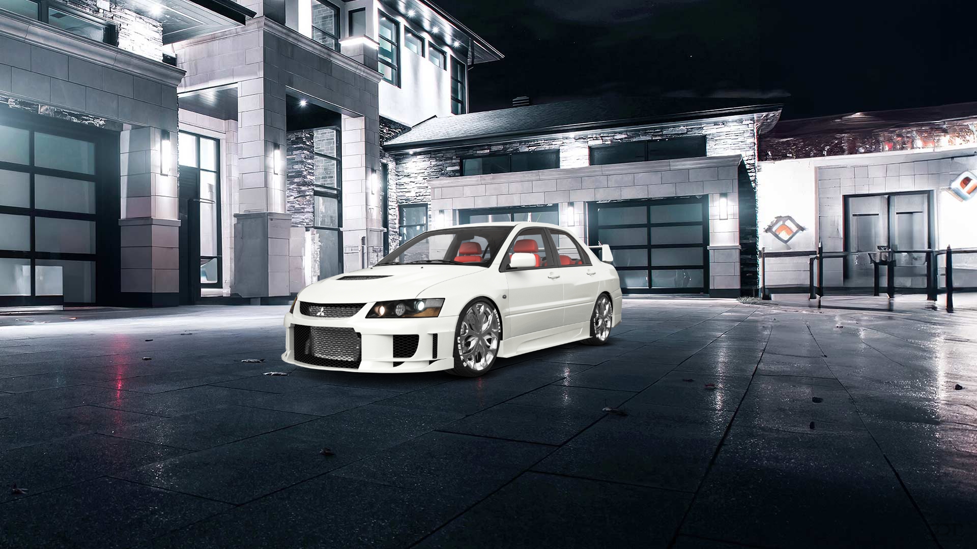 Mitsubishi Lancer Evo IX 4 Door Saloon 2005 tuning