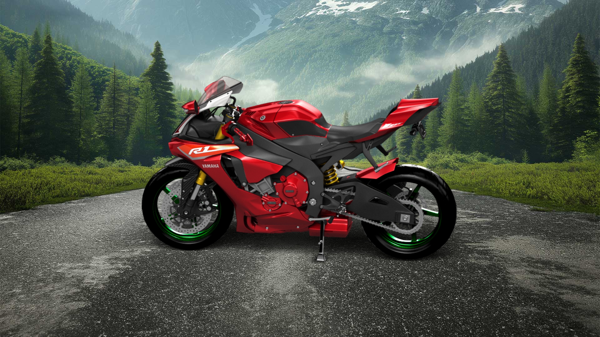 Yamaha YZF R1 Sport Bike 2015