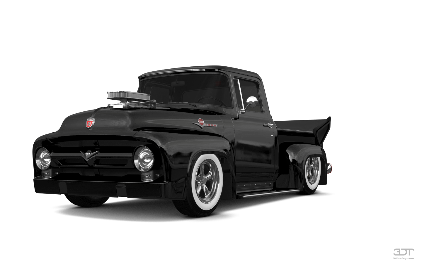 Tuning Ford F-100 2 Door truck 1956