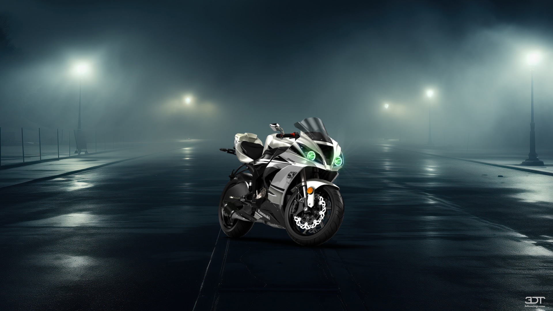 Kawasaki Ninja ZX 6R Sport Bike 2015 tuning