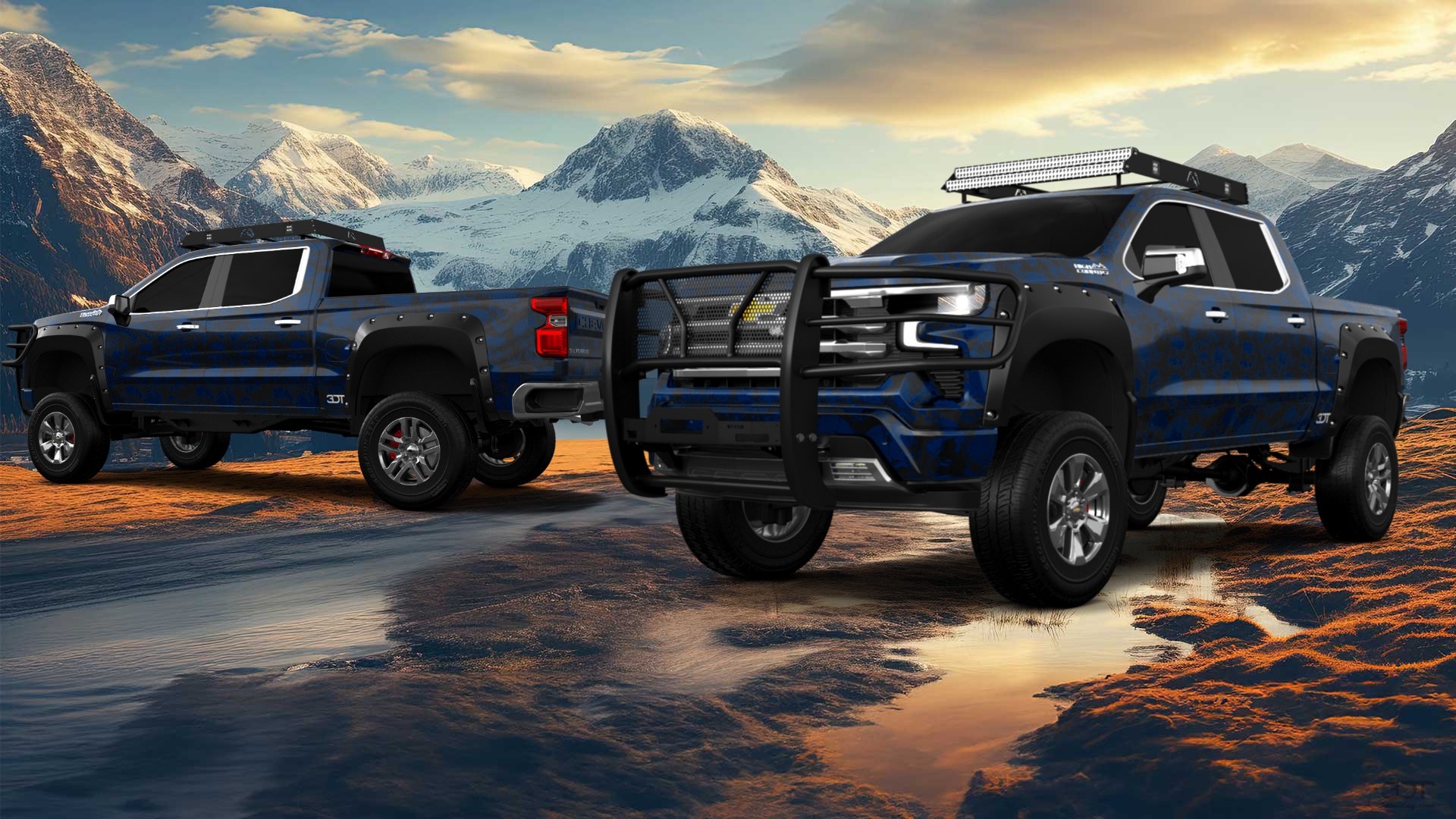 Chevrolet Silverado 1500 Crew Cab 5.8 ft box 4 Door pickup truck 2023 tuning