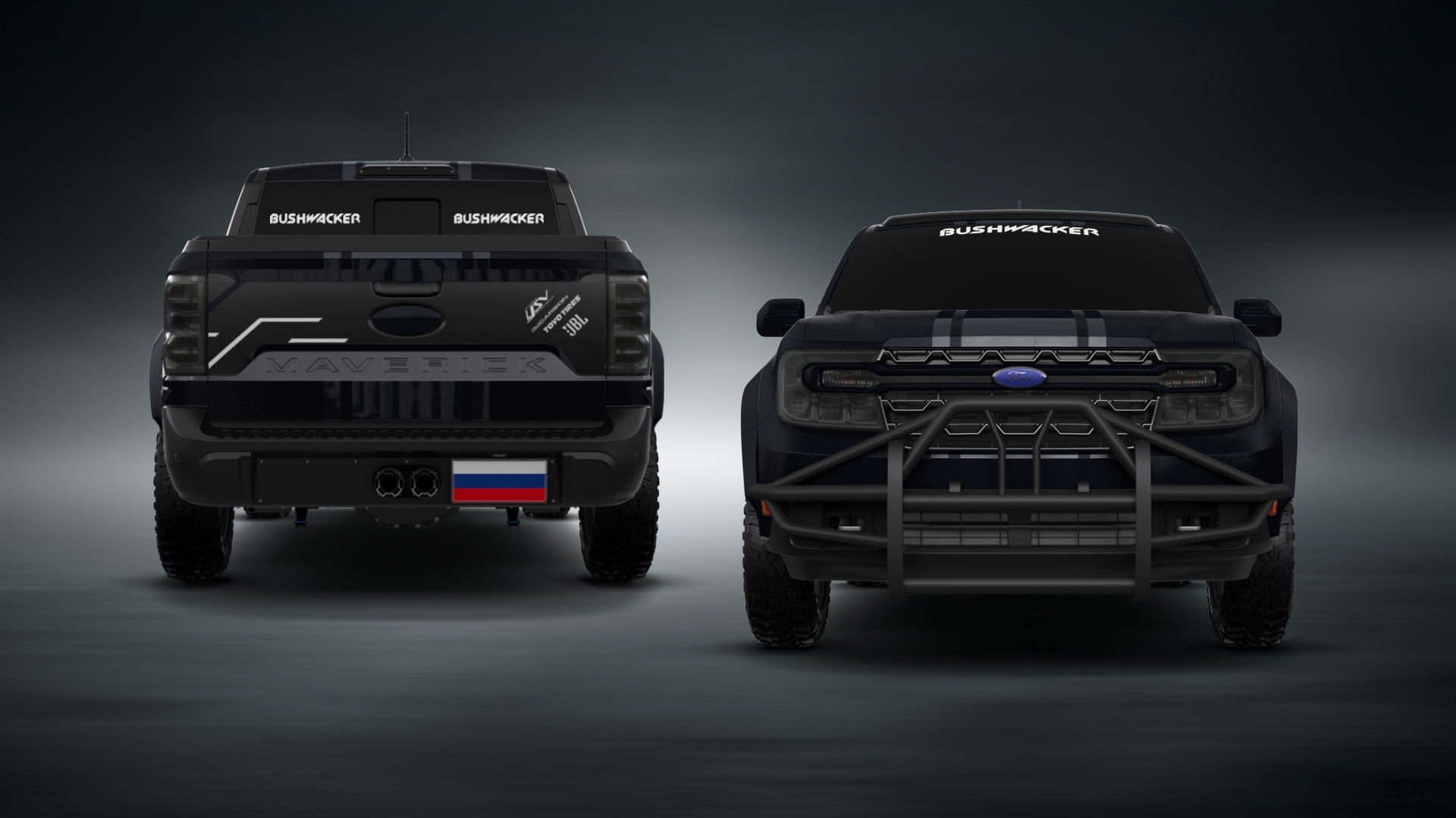 Ford Maverick 4 Door pickup truck 2022 tuning