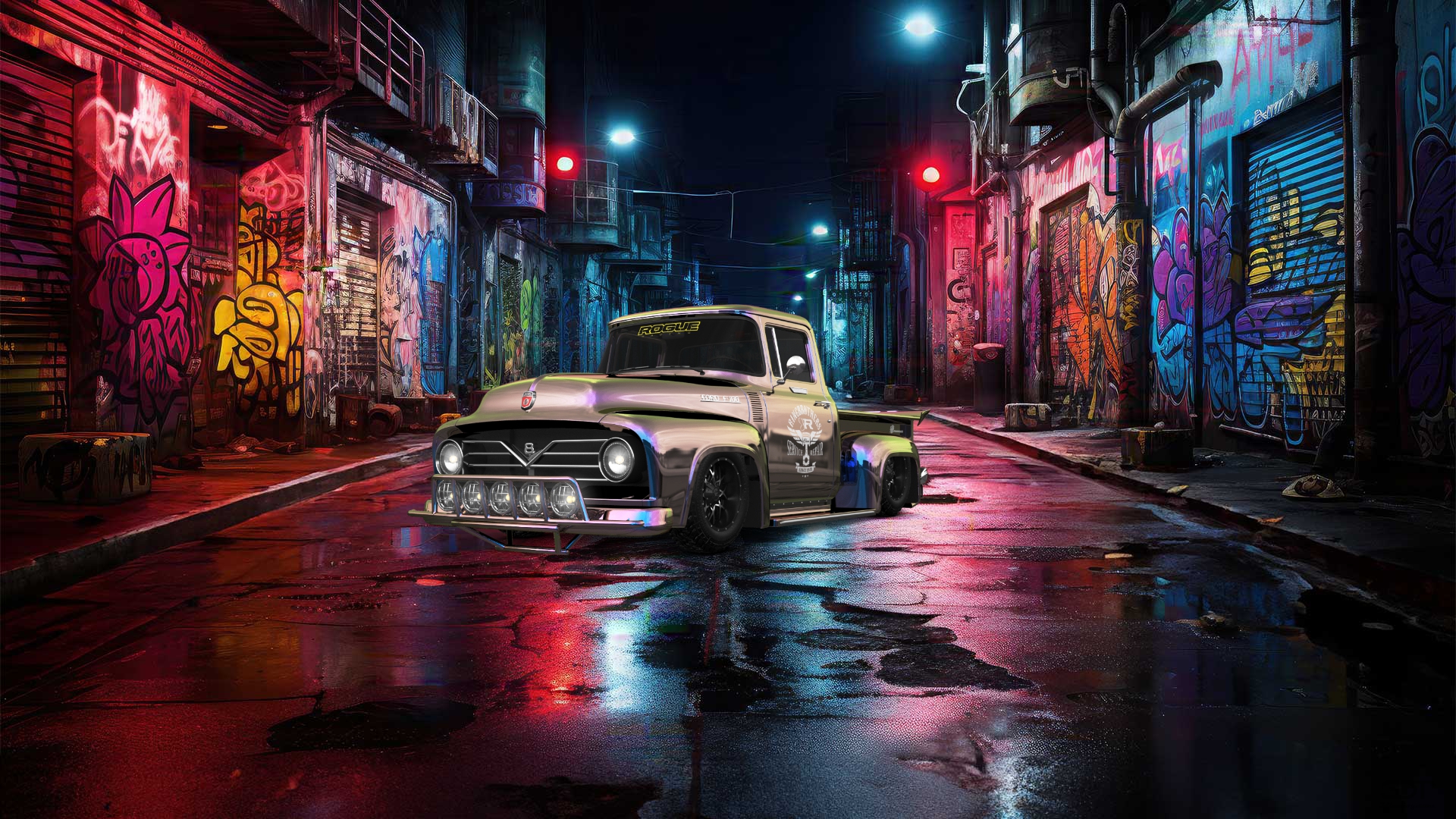 Ford F-100 2 Door truck 1956 tuning