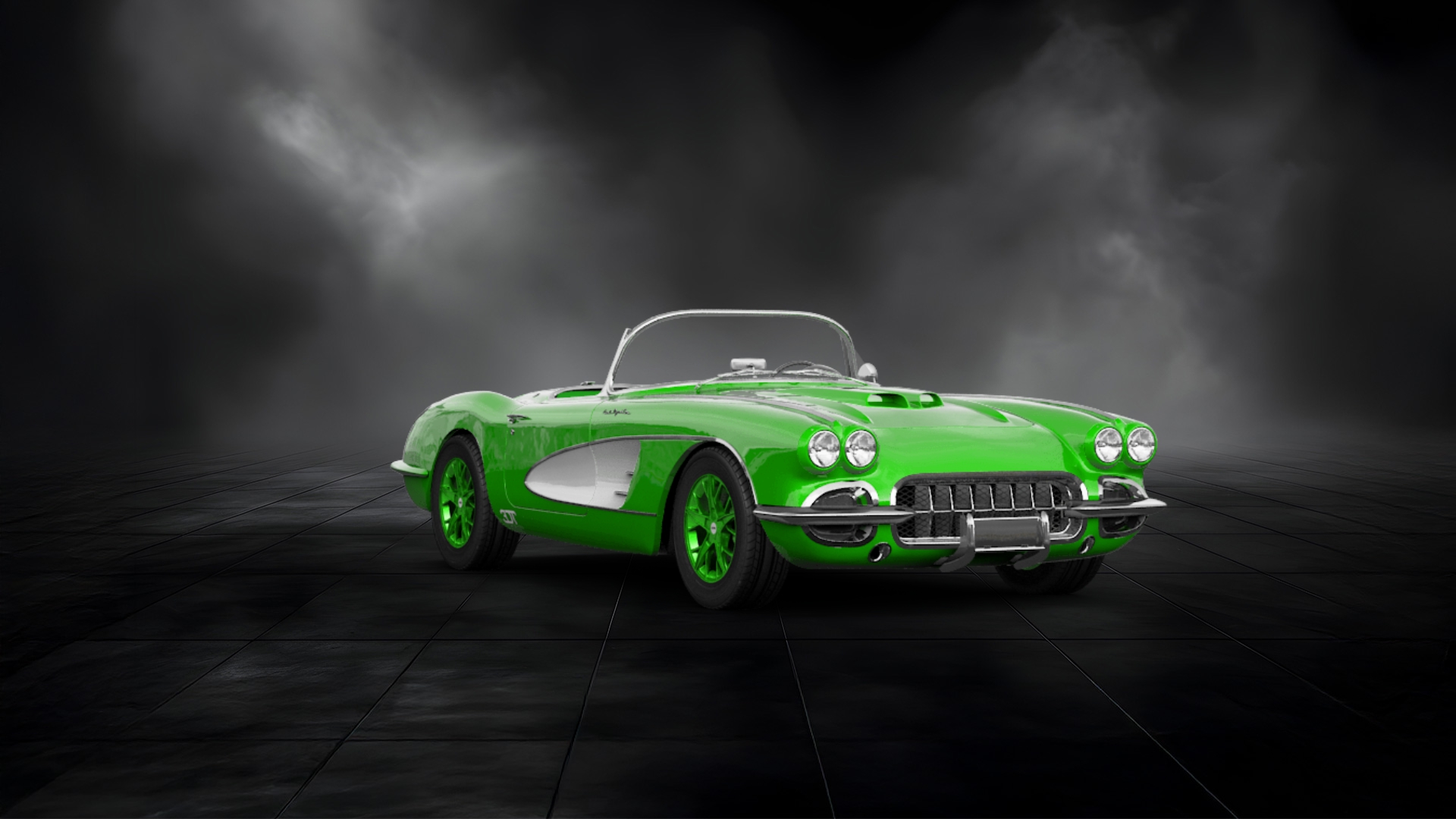 Chevrolet Corvette Convertible Coupe 1958 tuning