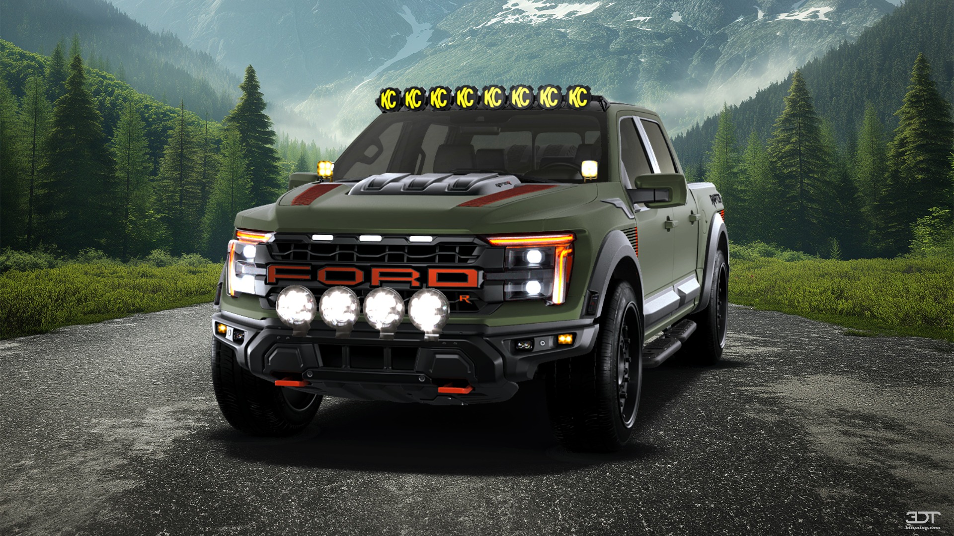 Ford F-150 Raptor 4 Door pickup truck 2024 Images