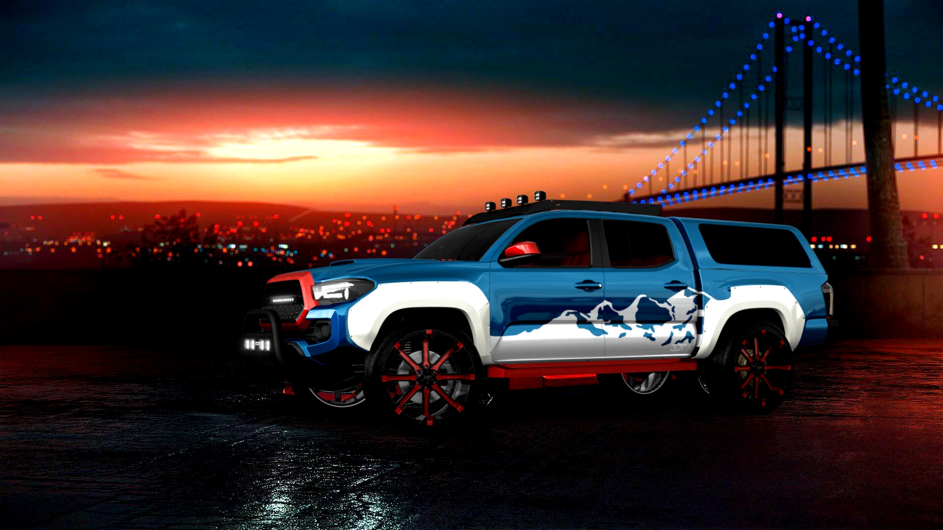Toyota Tacoma 4 Door pickup truck 2018 tuning