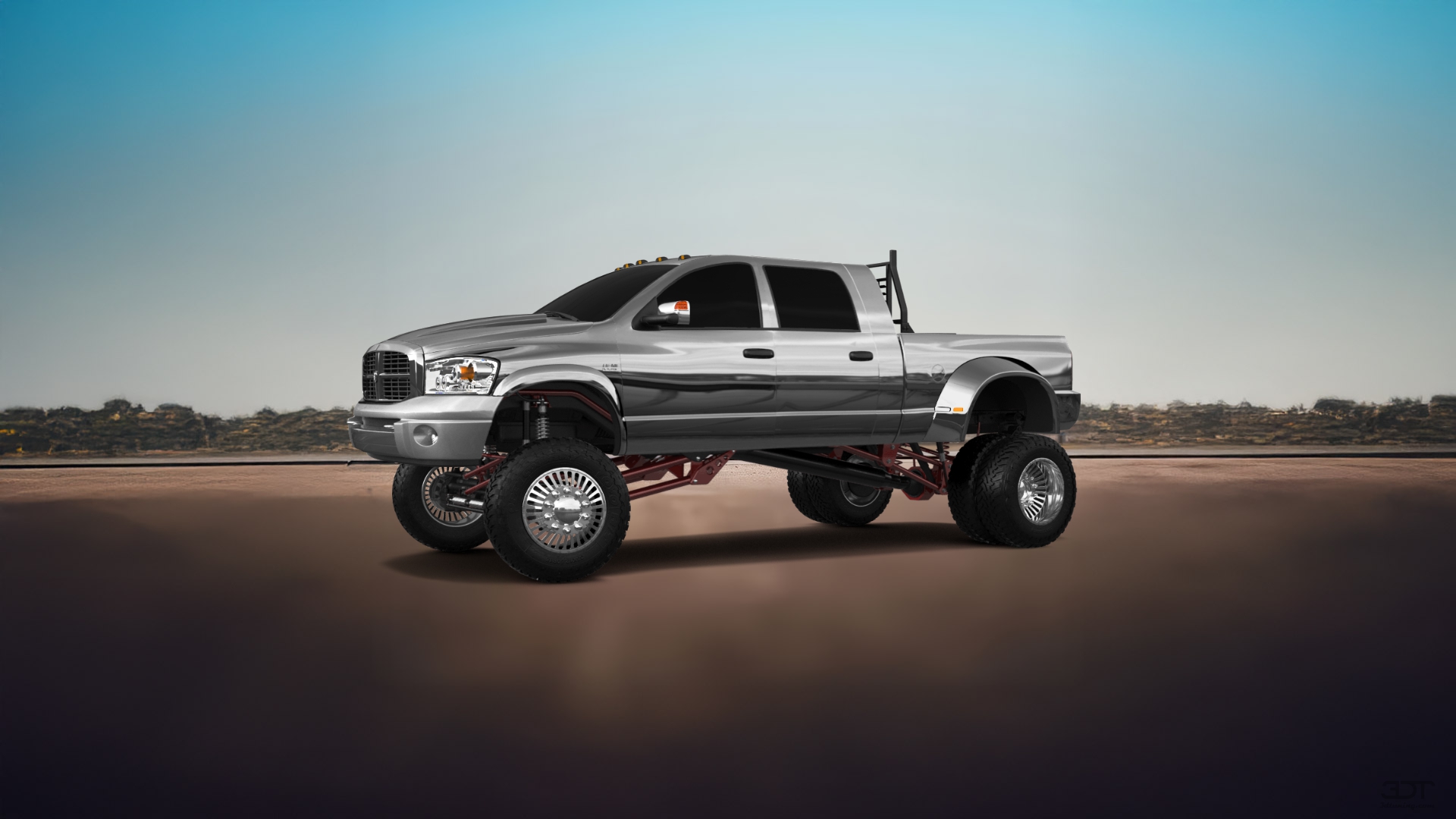 Dodge Ram 3500 Dually 4 Door pickup truck 2007