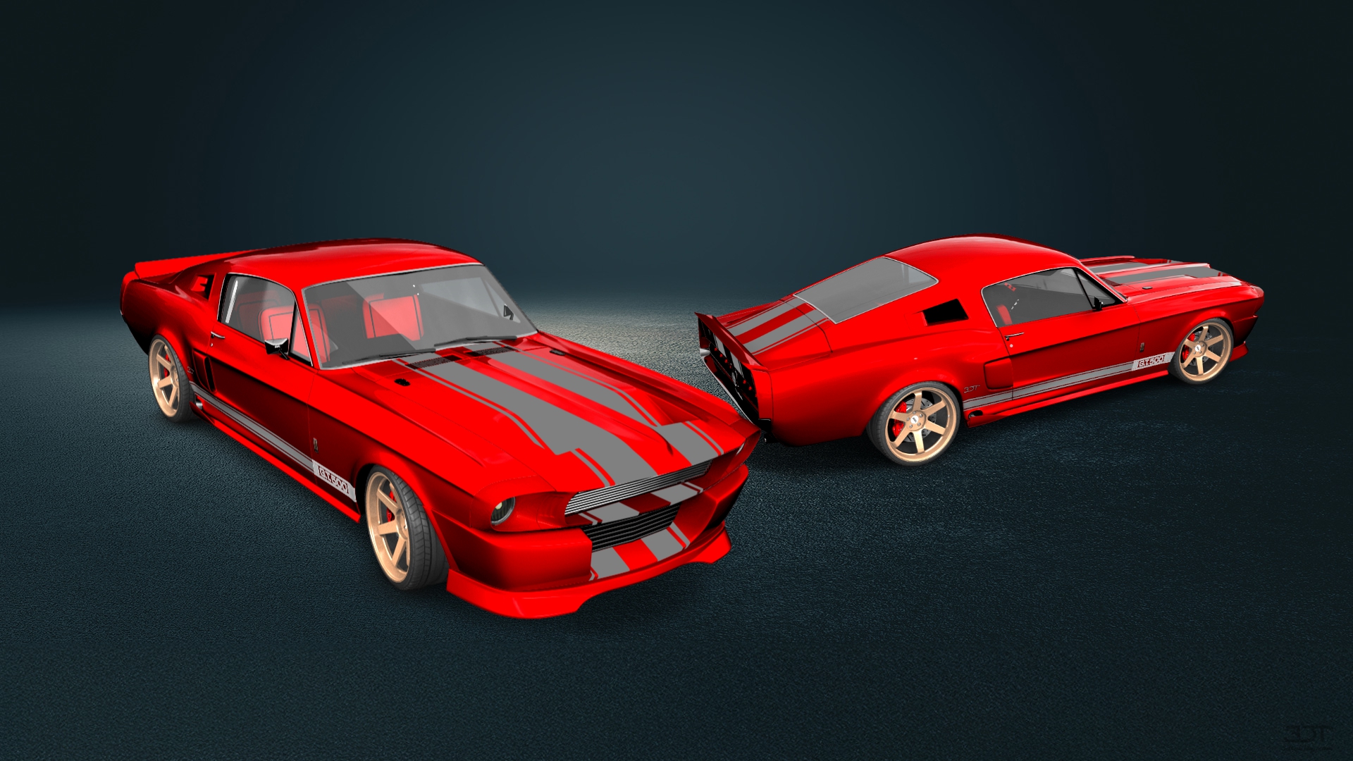 Mustang GT500 2 Door Coupe 1968 tuning