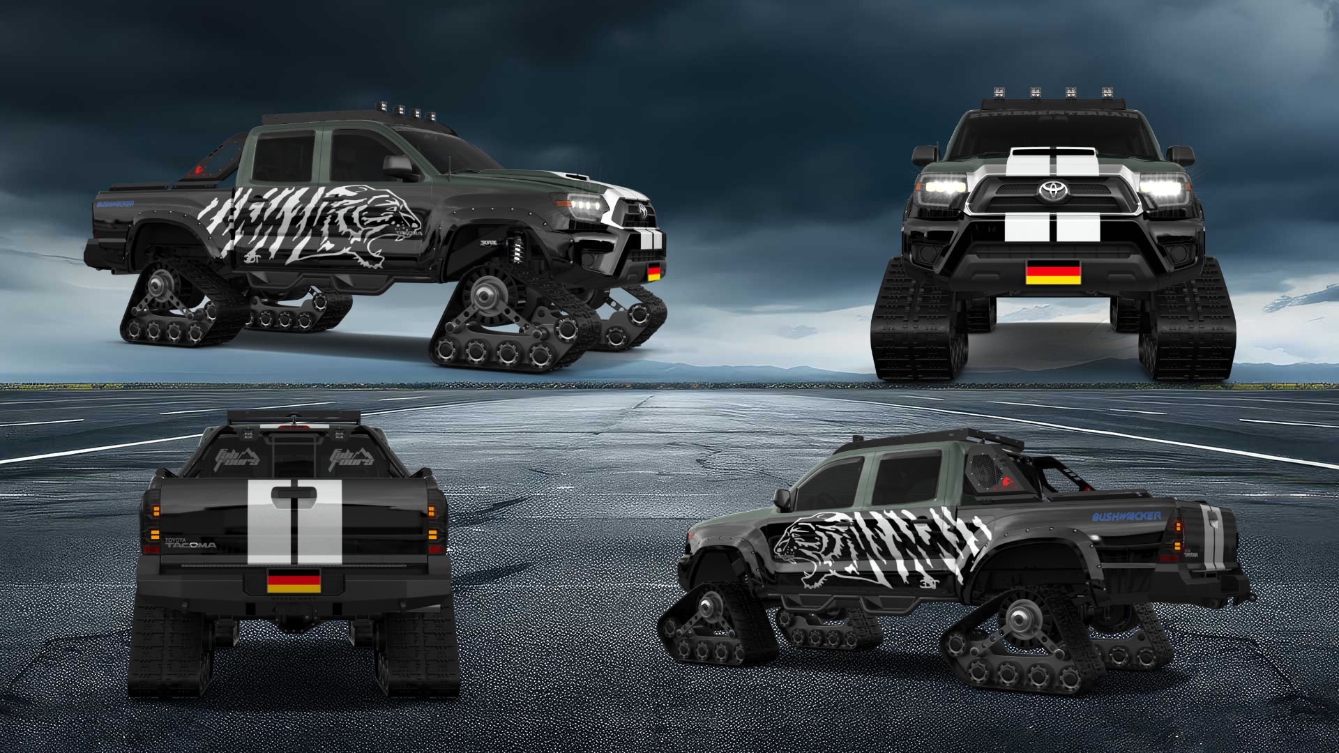 Toyota Tacoma Crew Cab 5.1 ft box 4 Door pickup truck 2012 tuning