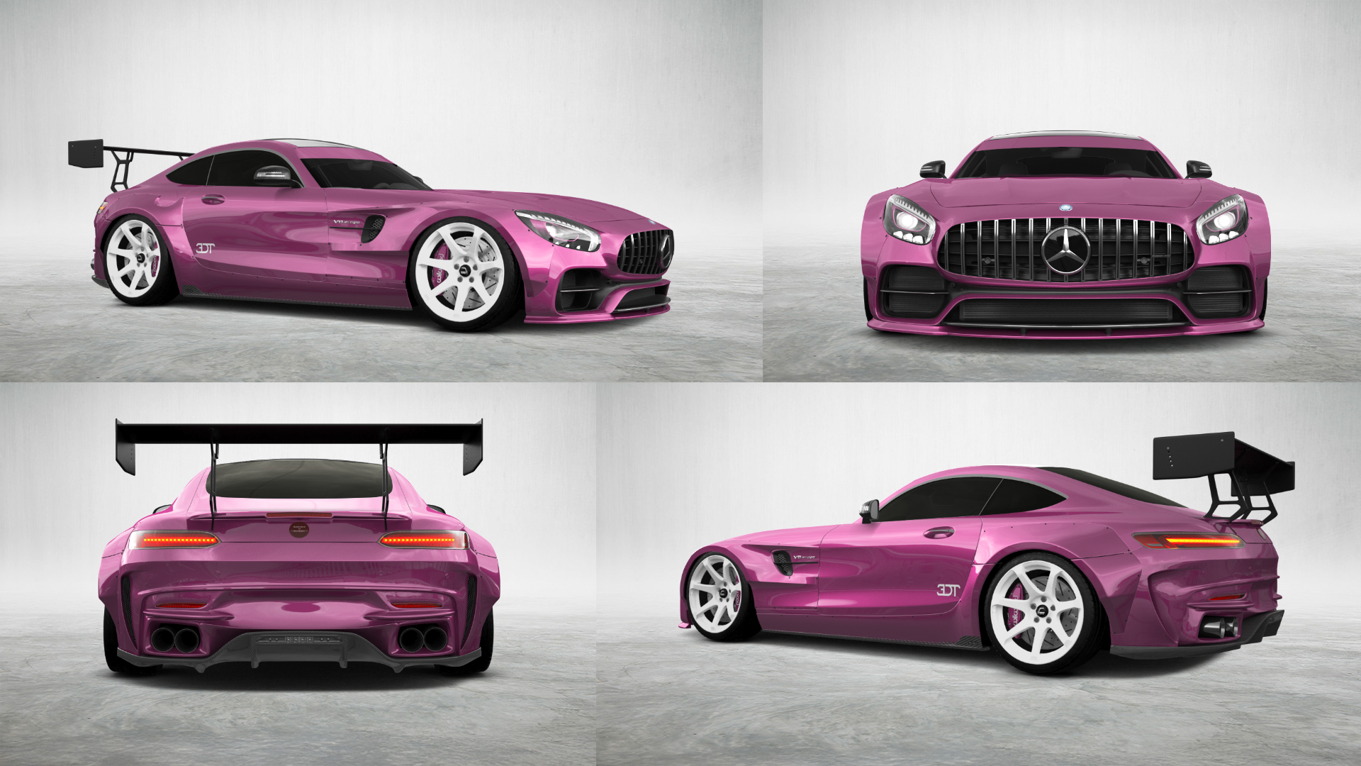 Mercedes AMG GT 2 door fastback coupe 2015 tuning