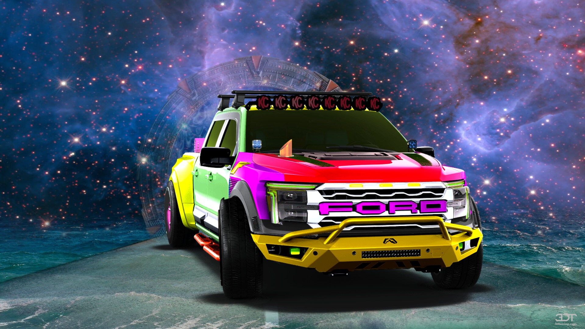 Ford F-150 Raptor 4 Door pickup truck 2024 tuning