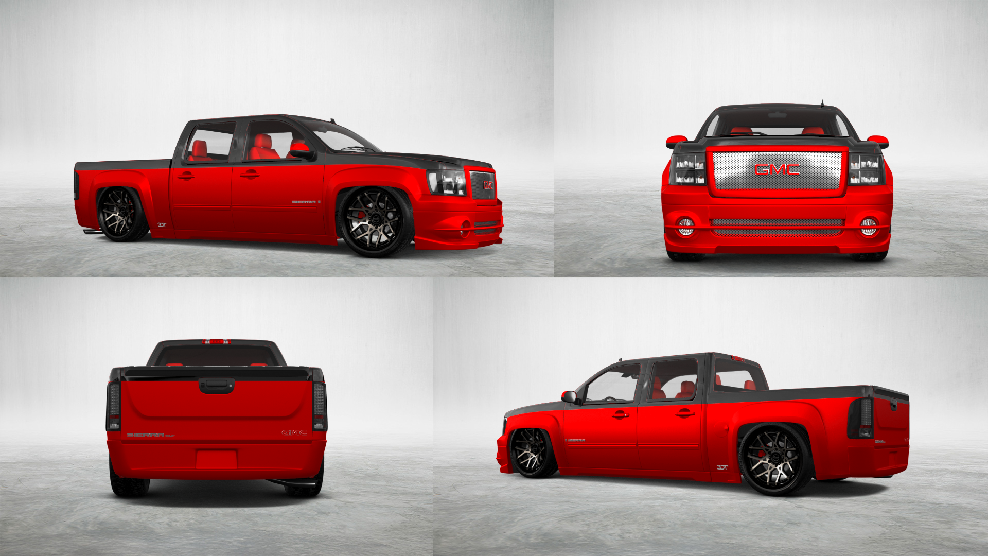 GMC Sierra 1500 Crew Cab 5.8 ft box 4 Door pickup truck 2007 tuning