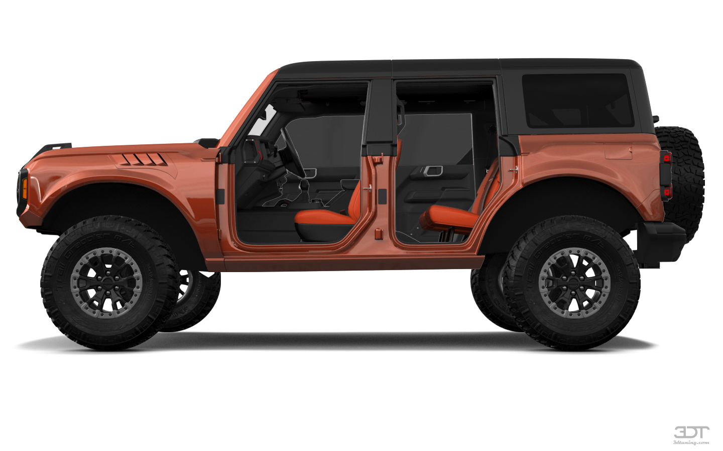 Tuning Ford Bronco Raptor 4 Door pickup truck 2022