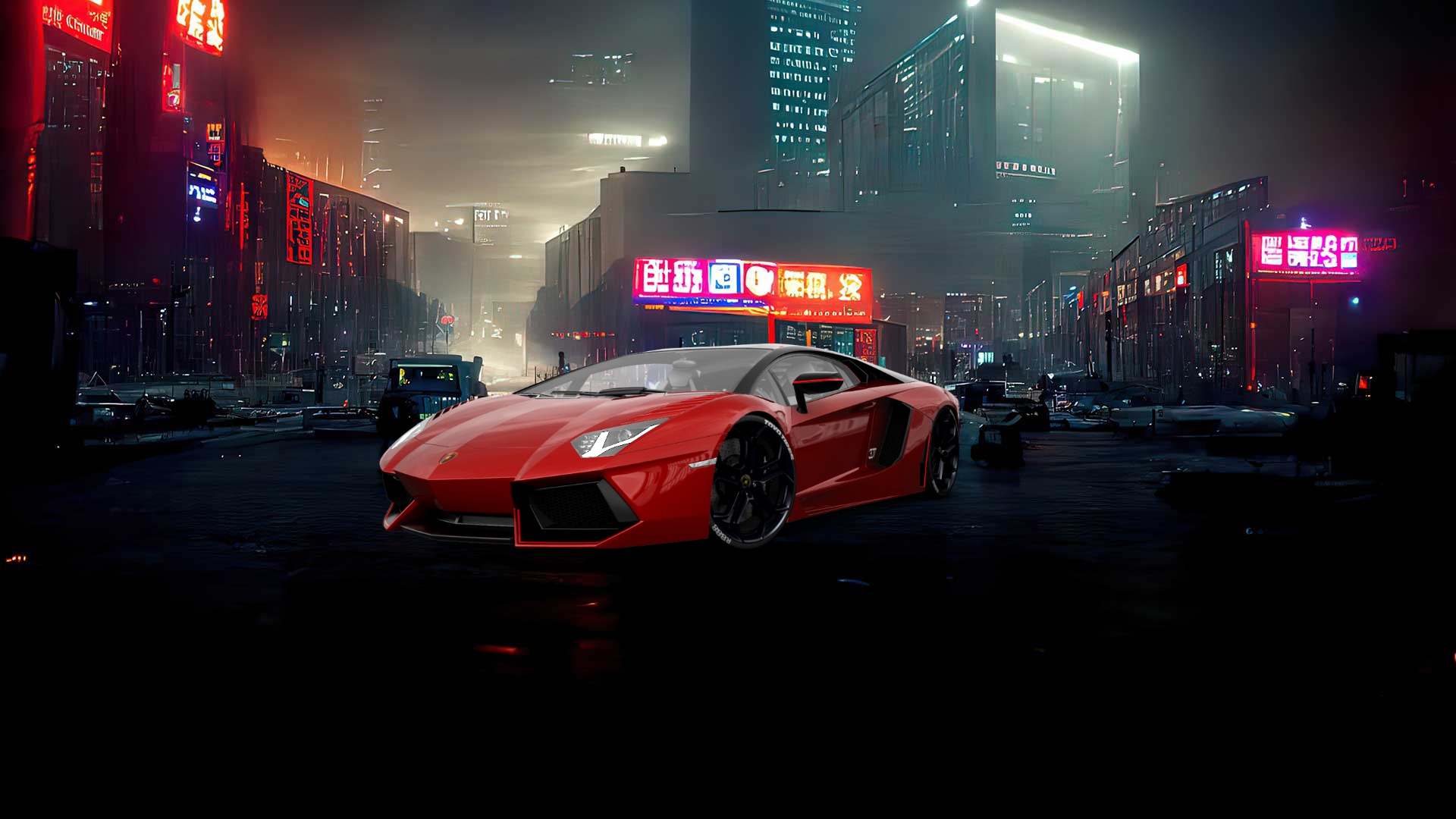 Lamborghini Aventador 2 Door Coupe 2012 tuning