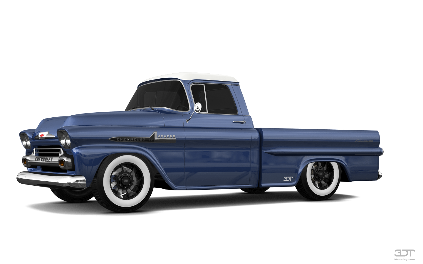 Tuning Chevrolet Apache 2 Door pickup truck 1958