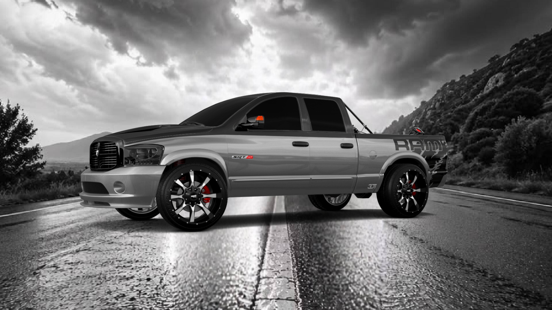 Dodge Ram 1500 Quad-Cab 4 Door pickup truck 2006 Images