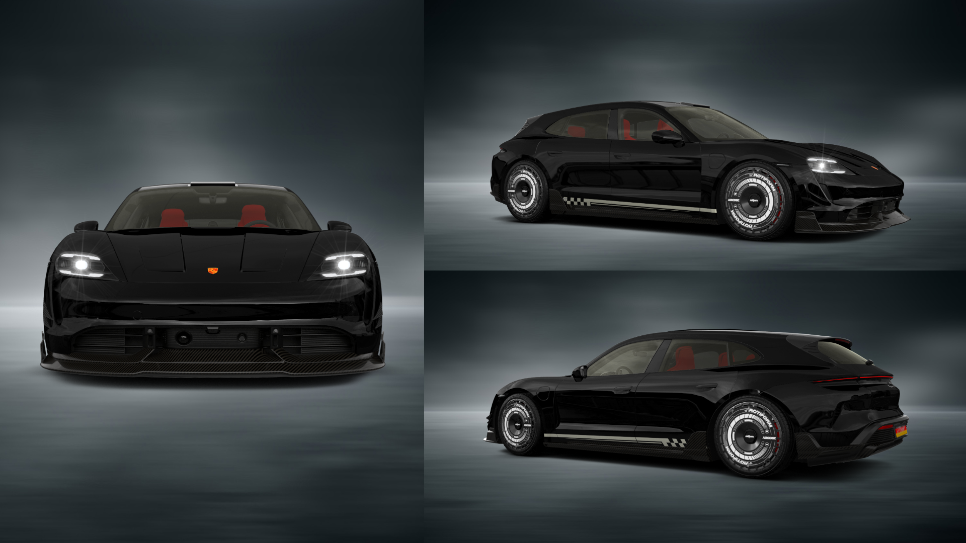 Porsche Taycan Sport Turismo Shooting Brake 2019 tuning