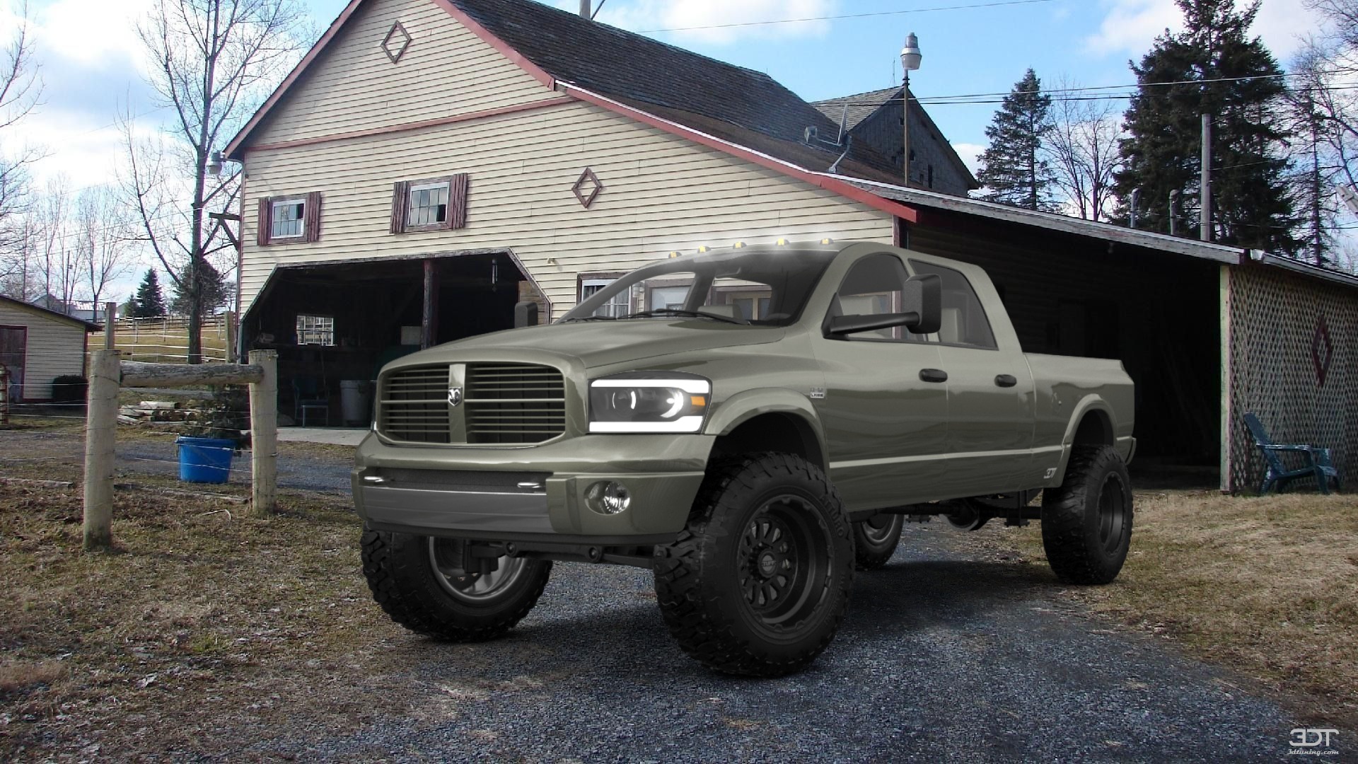 Dodge Ram 2500 4 Door pickup truck 2007 tuning
