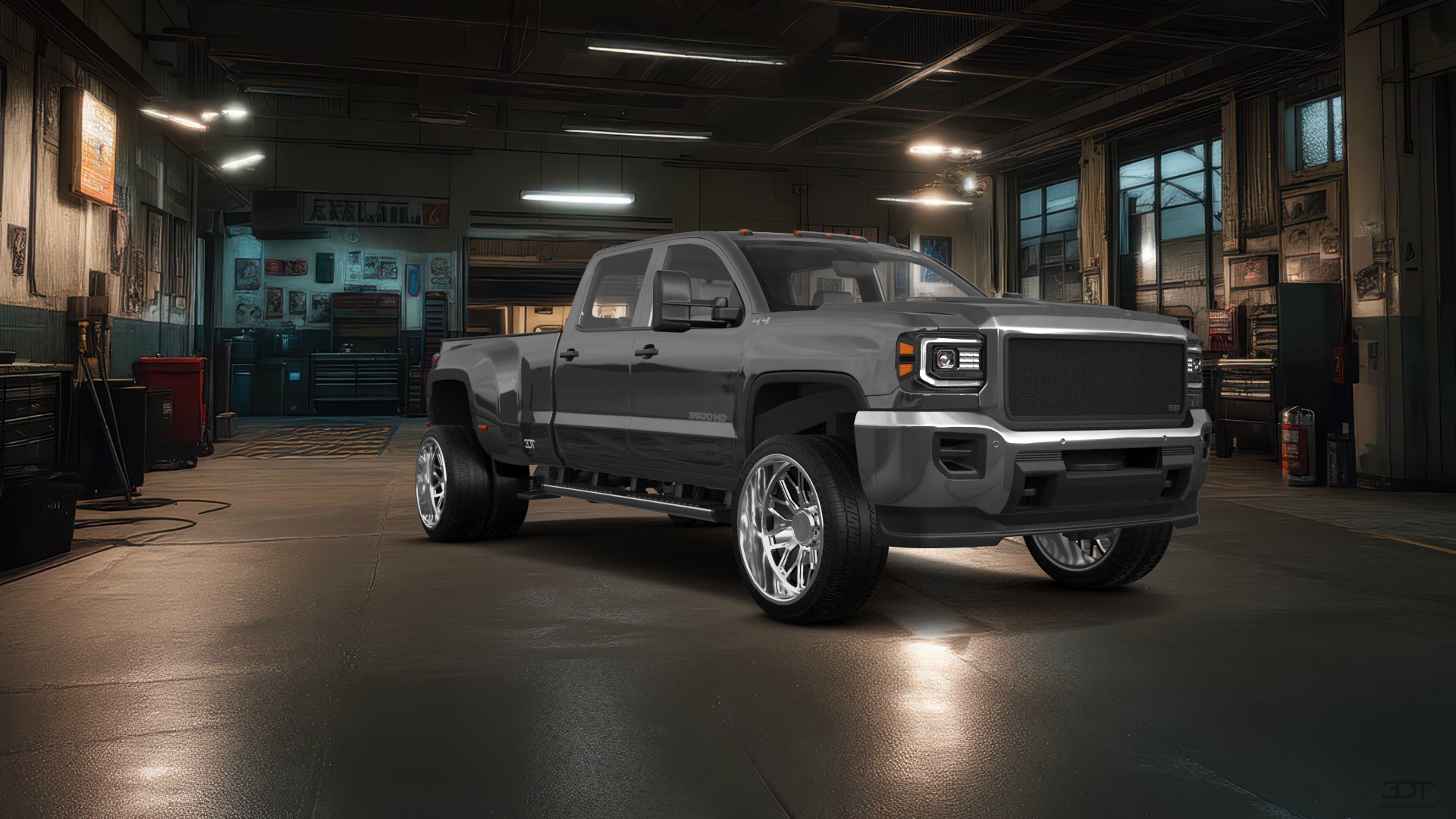 GMC Sierra 3500 HD Crew Cab 4 Door pickup truck 2015 tuning