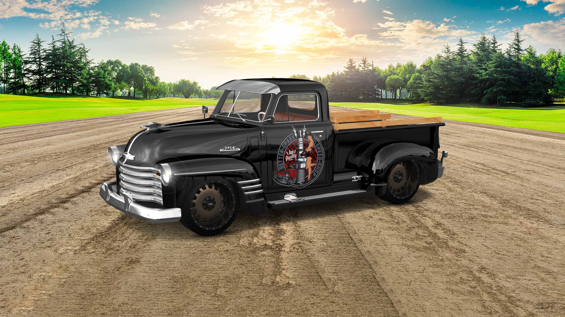 Chevrolet 3100 2 Door pickup truck 1950 tuning