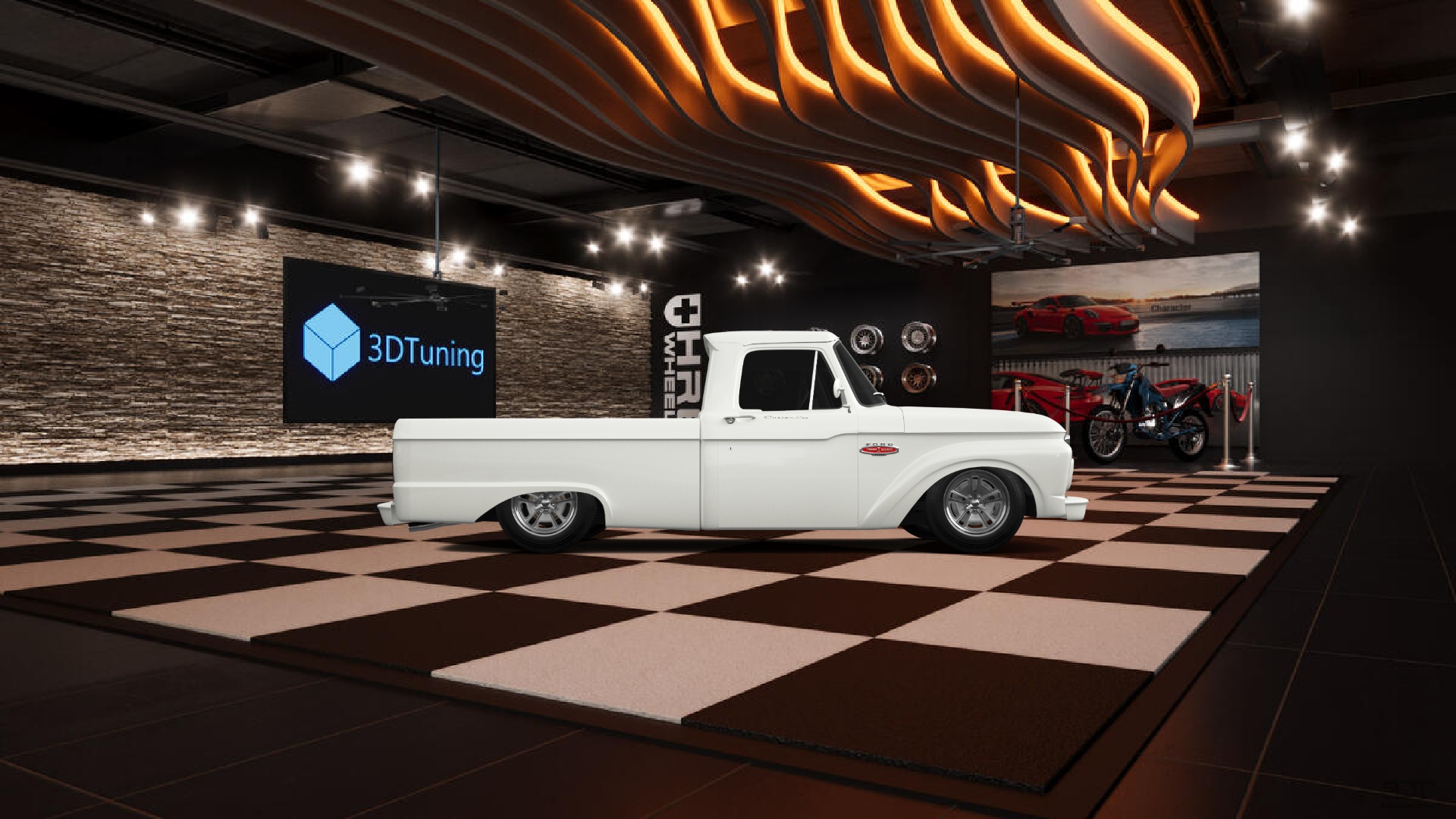 Ford F-100 Custom Cab 2 Door pickup truck 1966