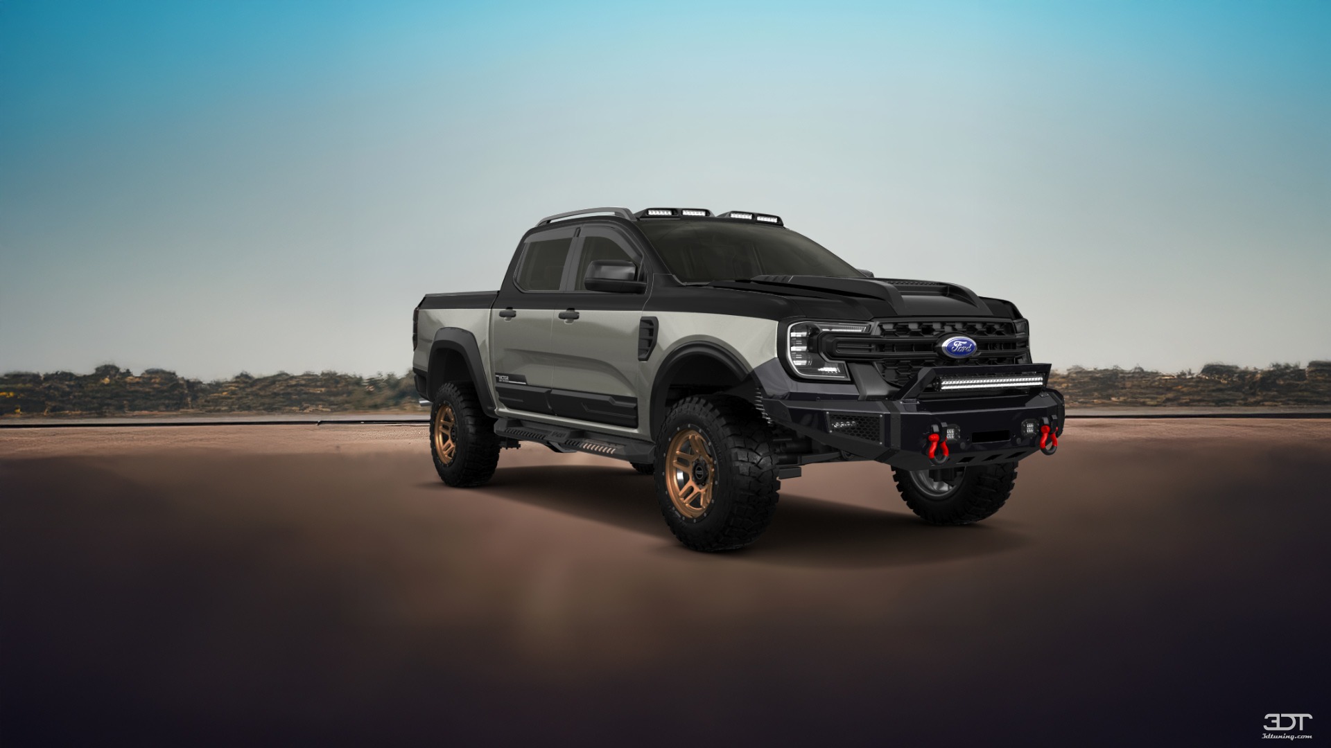 Ford Ranger 4 Door pickup truck 2022 tuning