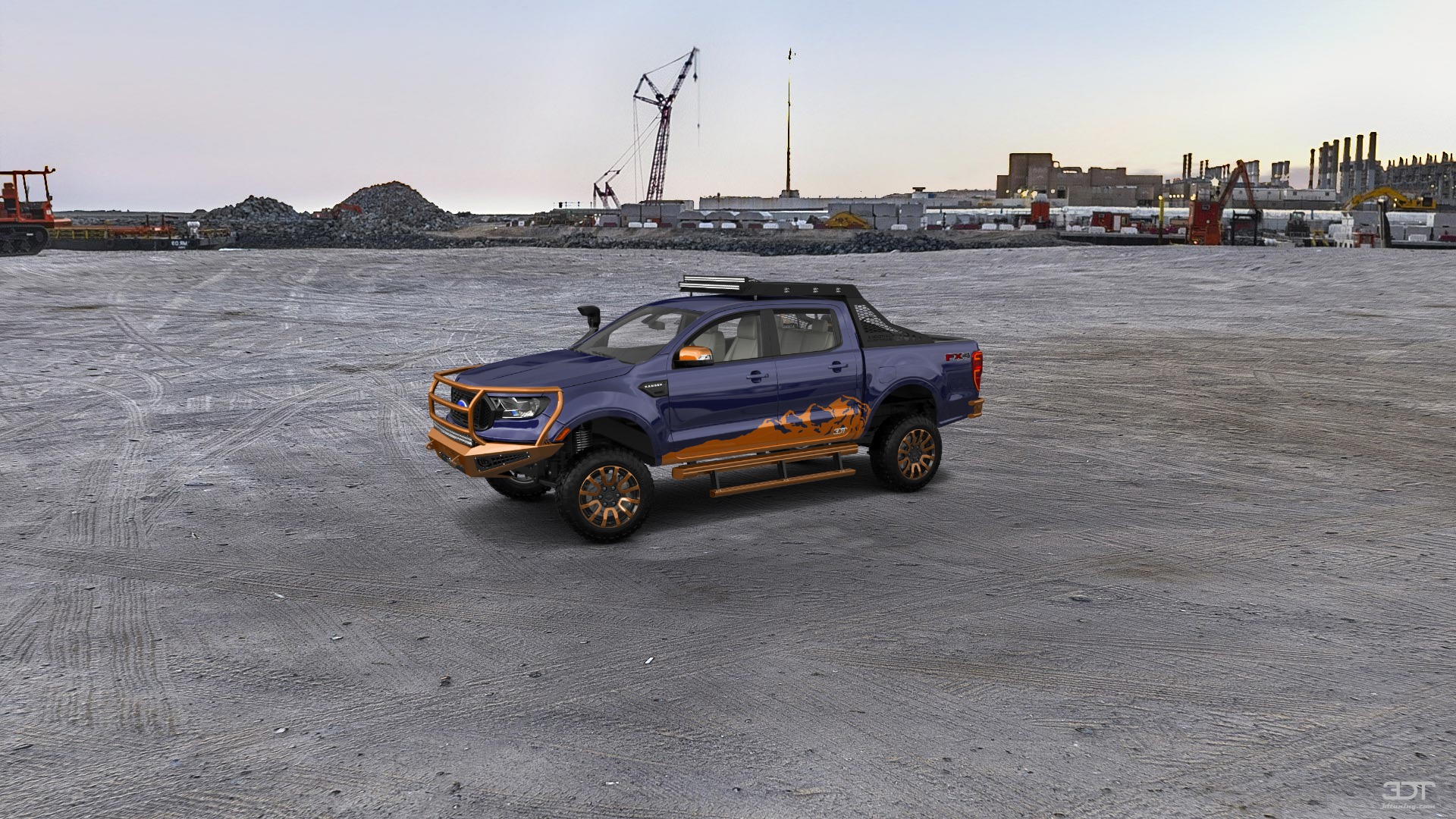 Ford Ranger 4 Door pickup truck 2019 tuning