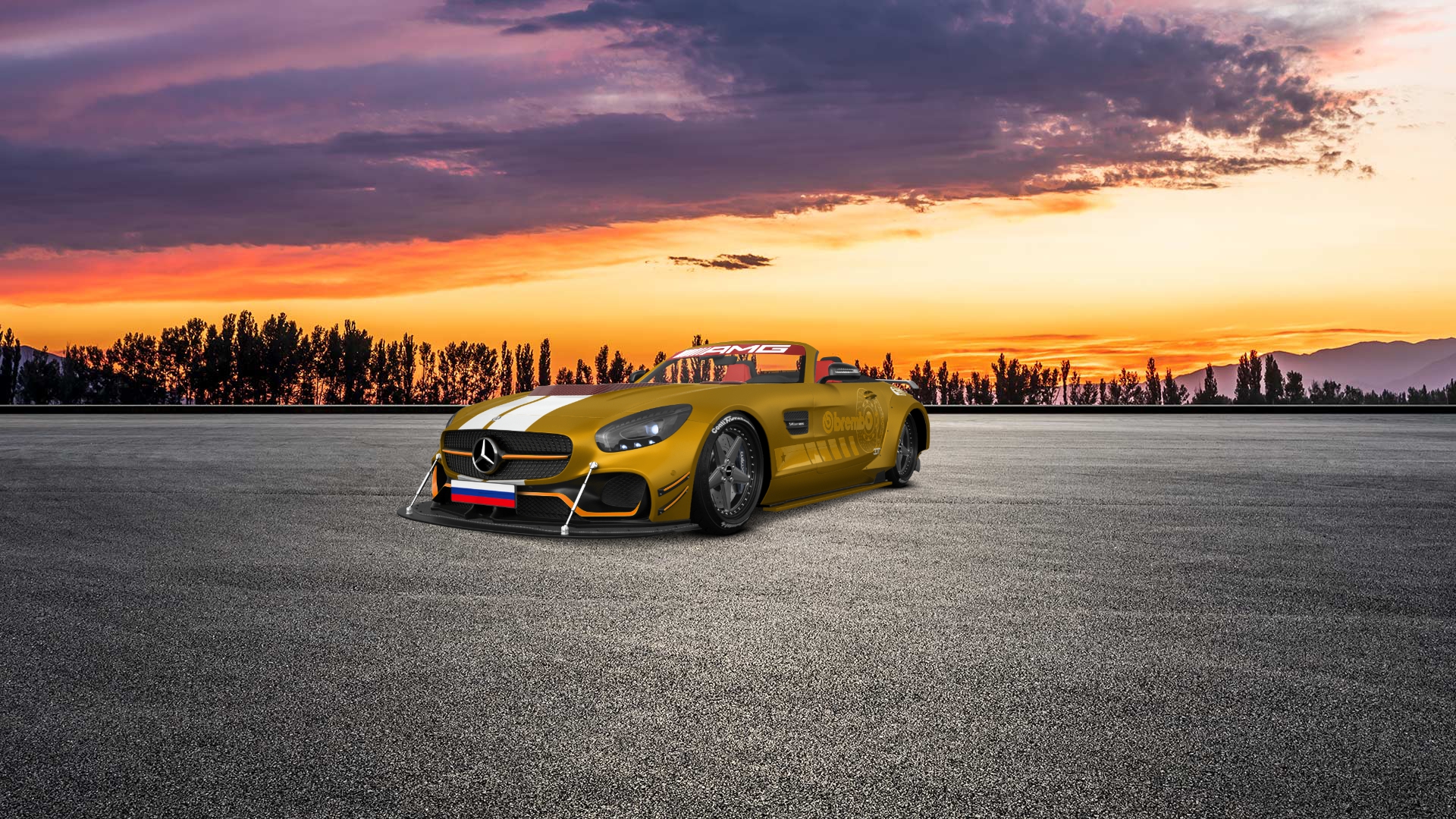 Mercedes AMG GT 2 Door Convertible 2016