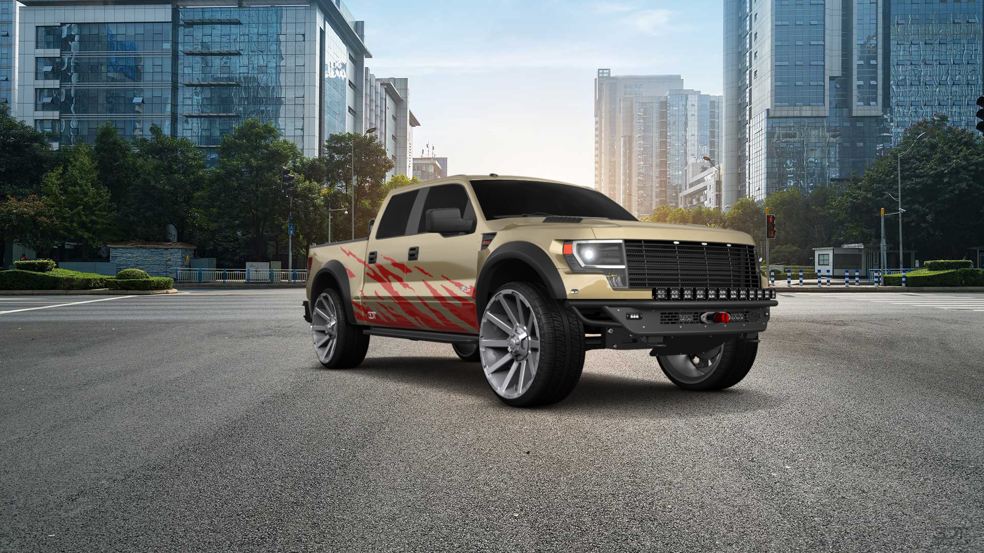 Ford F-150 SVT Raptor 4 Door pickup truck 2013