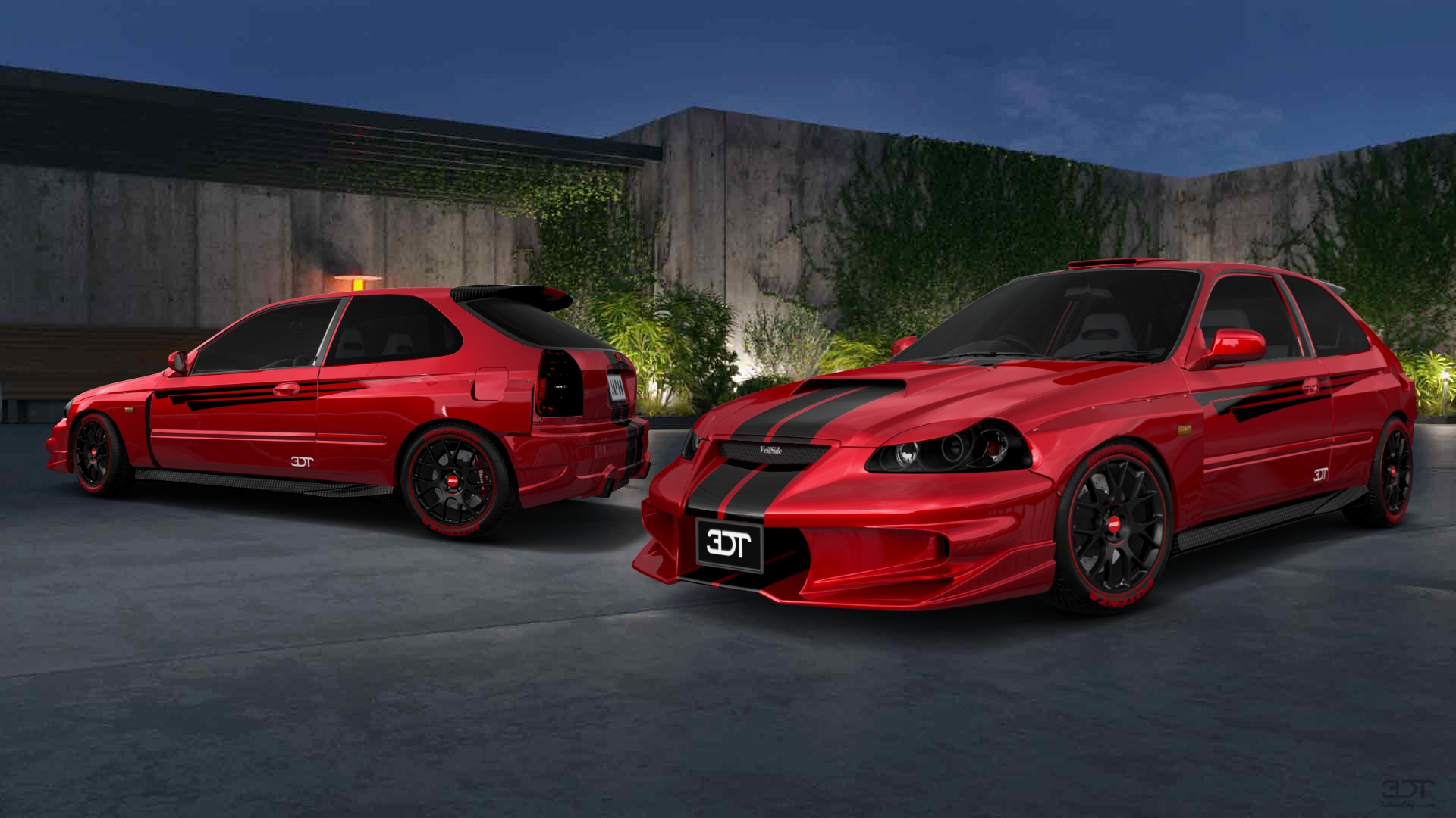 Honda Civic 3 Door Hatchback 1997 tuning