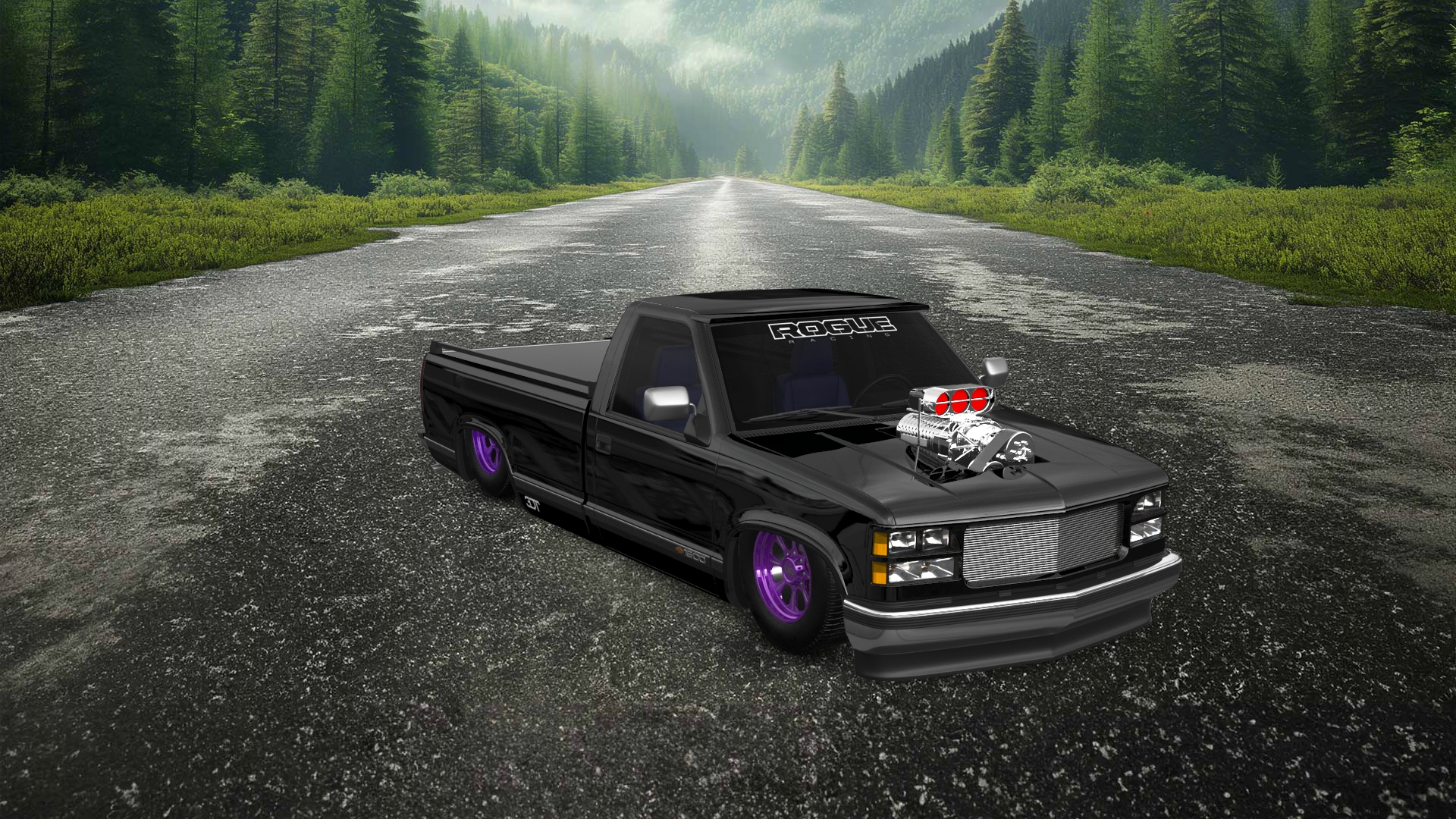 Chevrolet K1500 Regular Cab Fleetside Pickup 1988