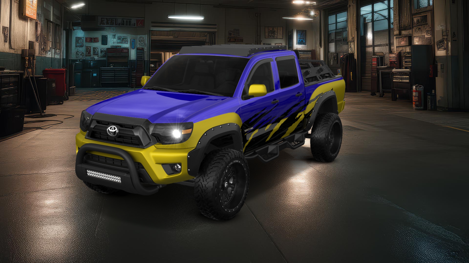 Toyota Tacoma Crew Cab 5.1 ft box 4 Door pickup truck 2012 tuning