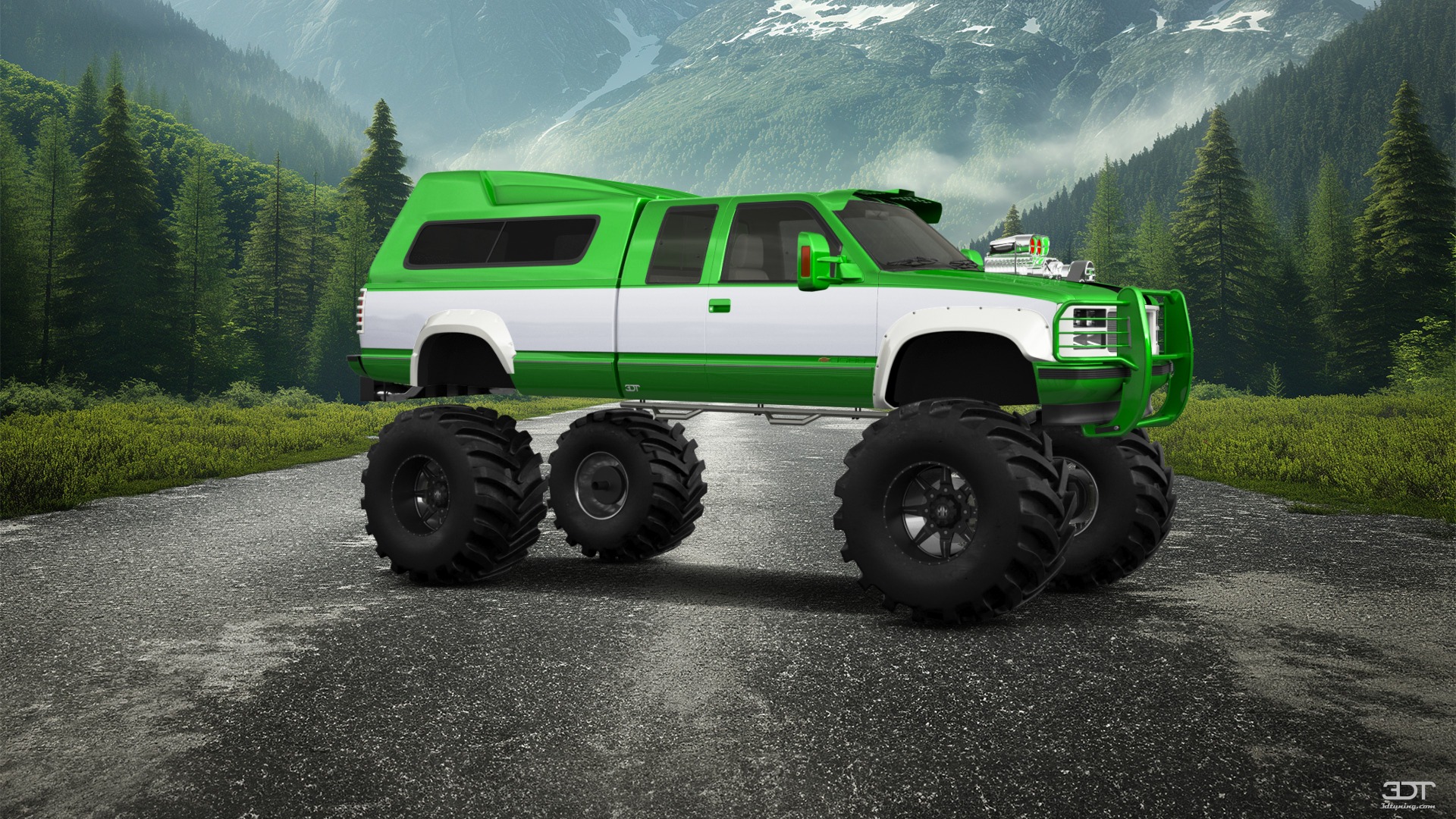 Chevrolet K3500 Extended Cab Pickup Truck 1988