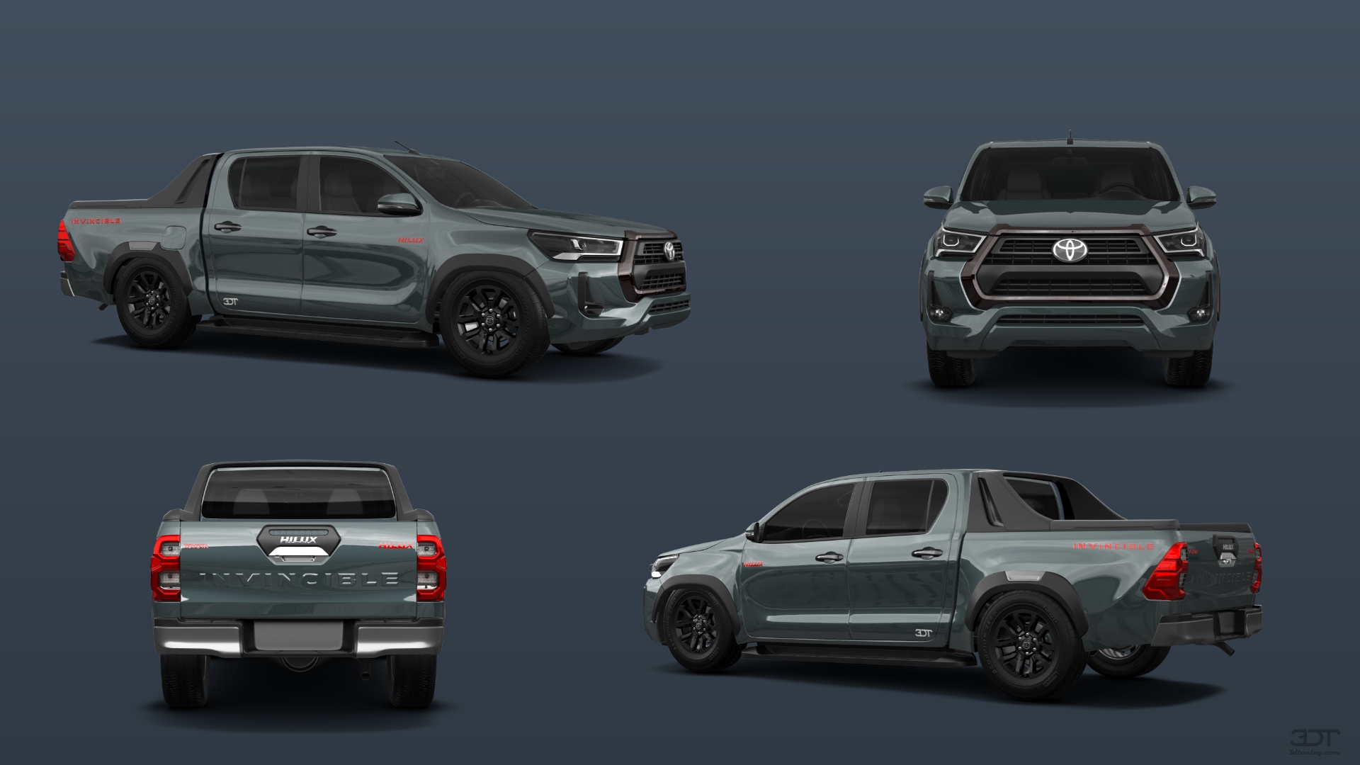 Toyota Hilux Double Cab 4 Door pickup truck 2015 tuning