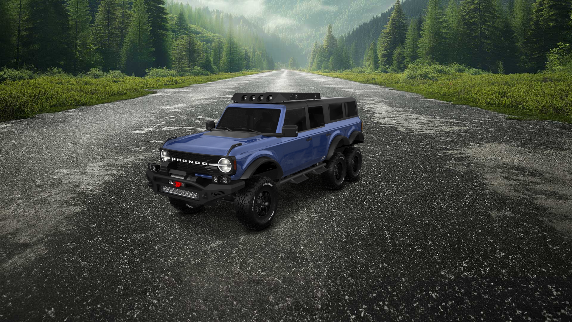Ford Bronco 6X6 4 Door pickup truck 2021 tuning