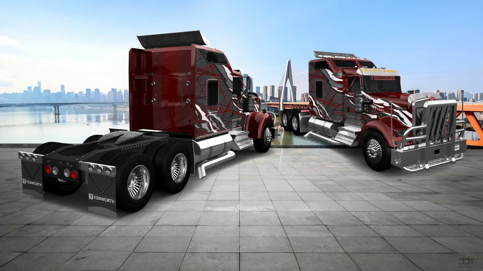 Kenworth W900 Sleeper Cab Truck 2015