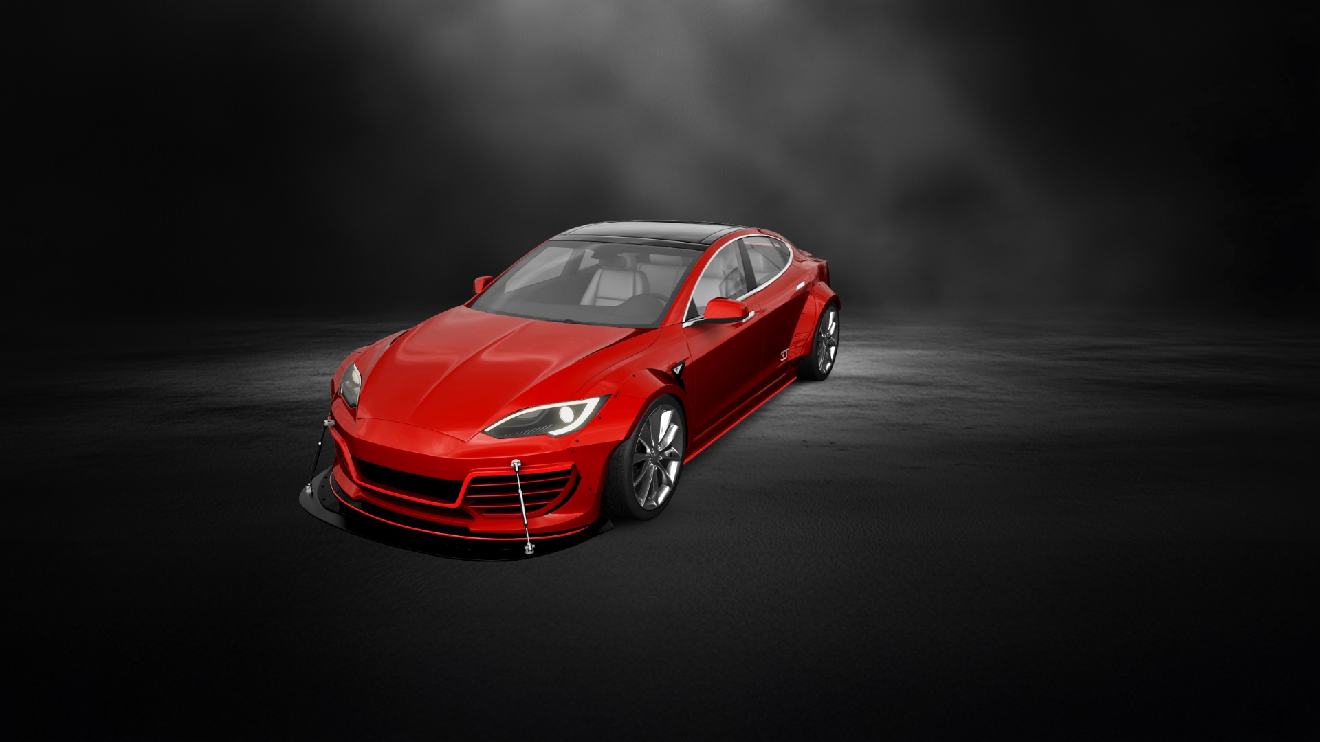 Tesla Model S 5 Door Liftback 2013 tuning