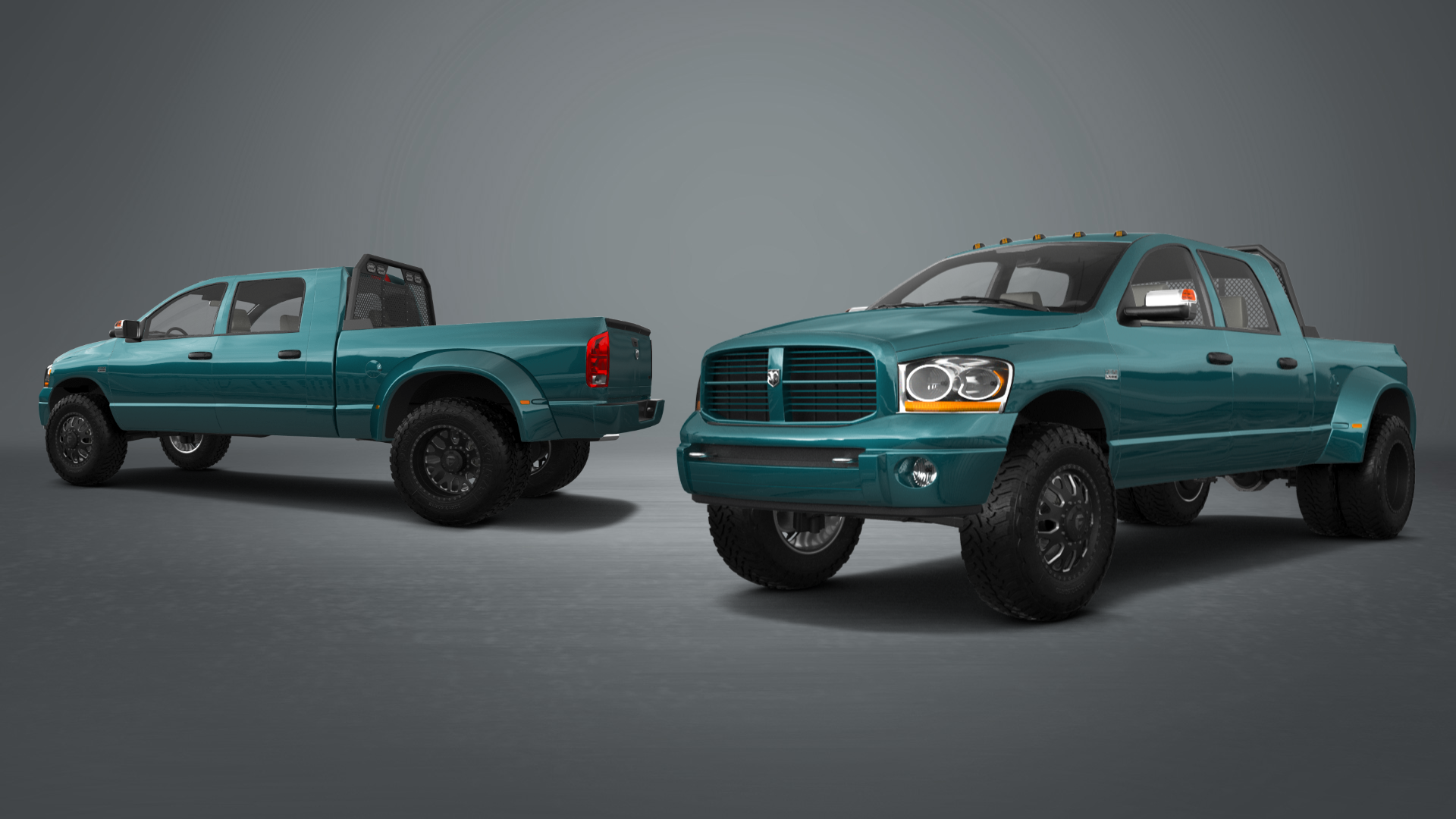 Dodge Ram 3500 Dually 4 Door pickup truck 2007